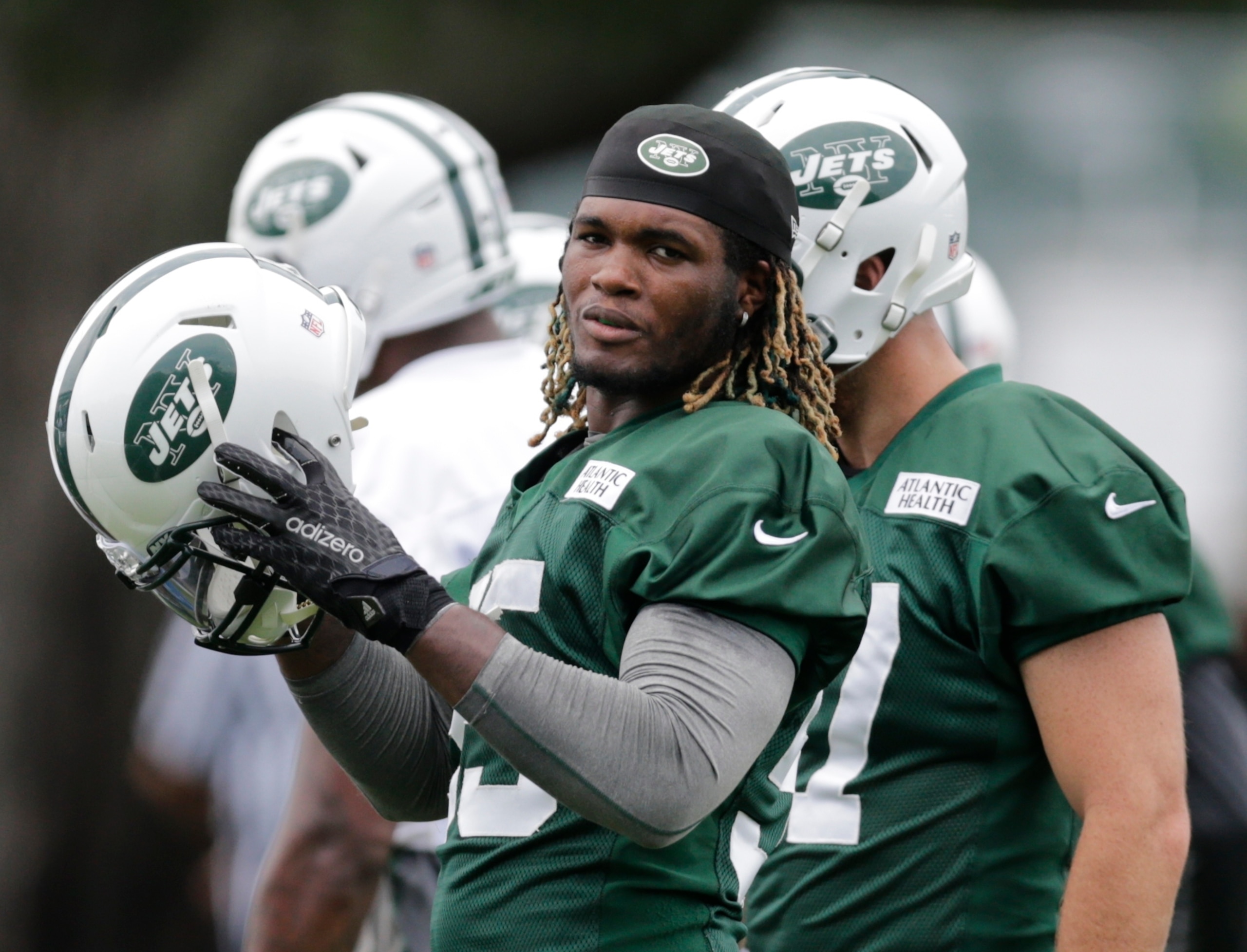 New York Jets rookie linebacker Lorenzo Mauldin New York Jets rookie linebacker Lorenzo Mauldin