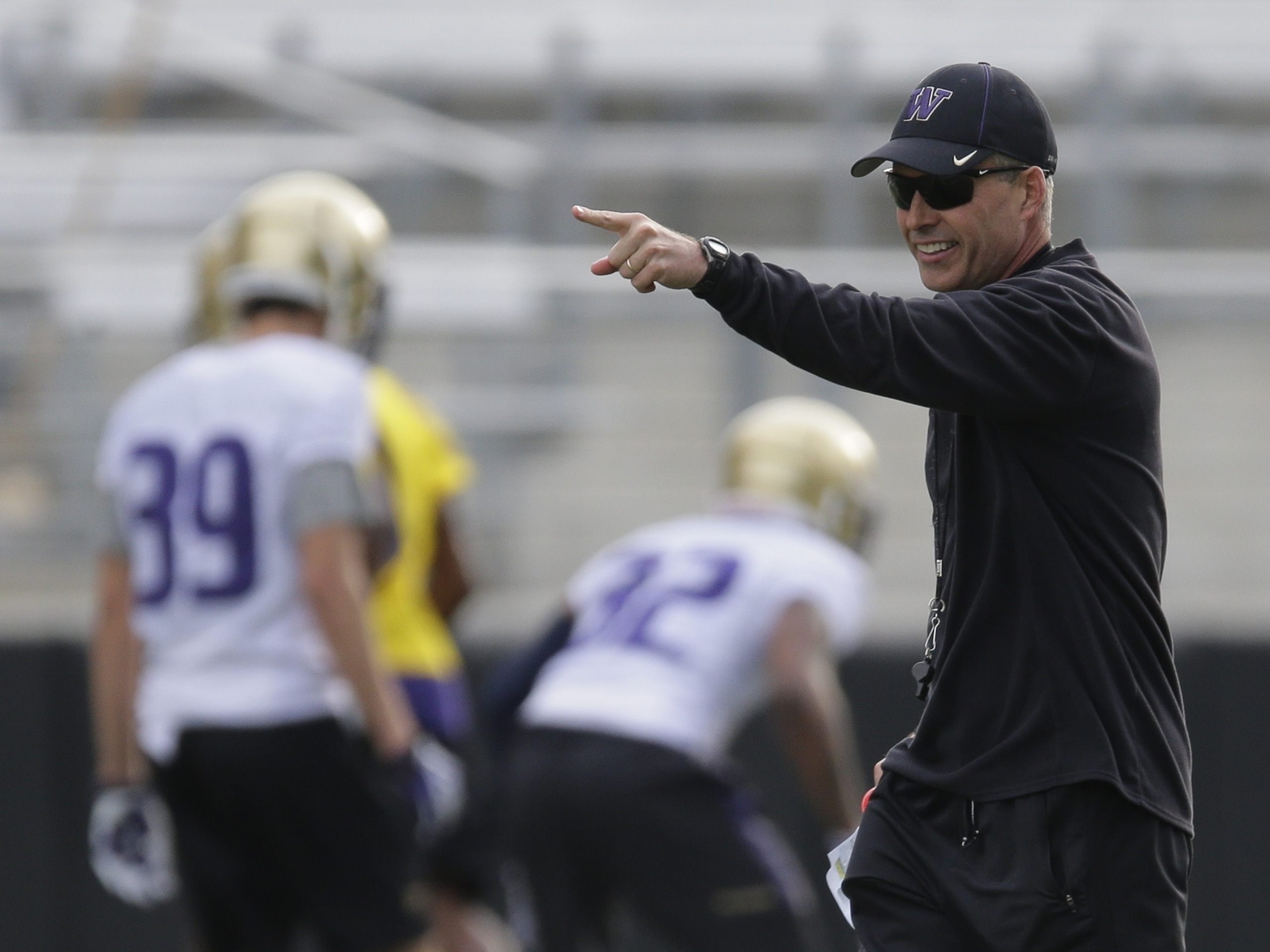 Chris Petersen, who coached Boise State from 2006-12, returns to the school with Washington. Chris Petersen, who coached Boise State from 2006-12, returns to the school with Washington.