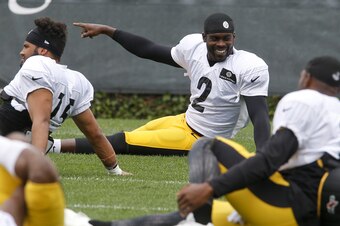 Steelers practices continue with a new face under center.