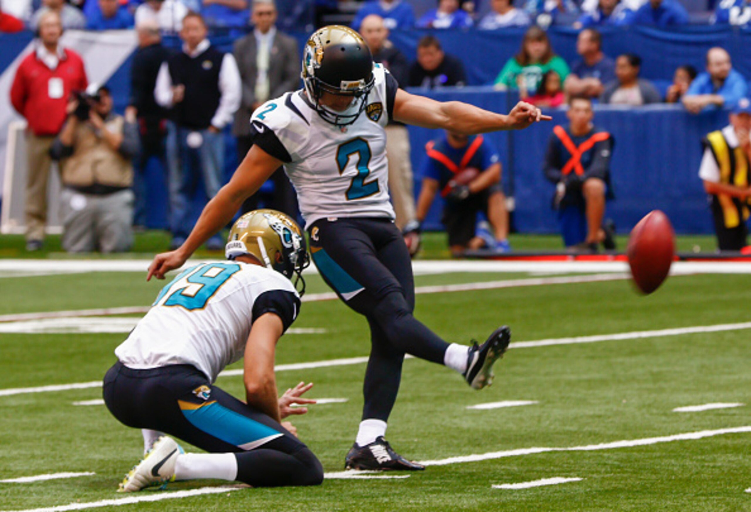 The Jacksonville Jaguars are giving Jason Myers plenty of opportunities.