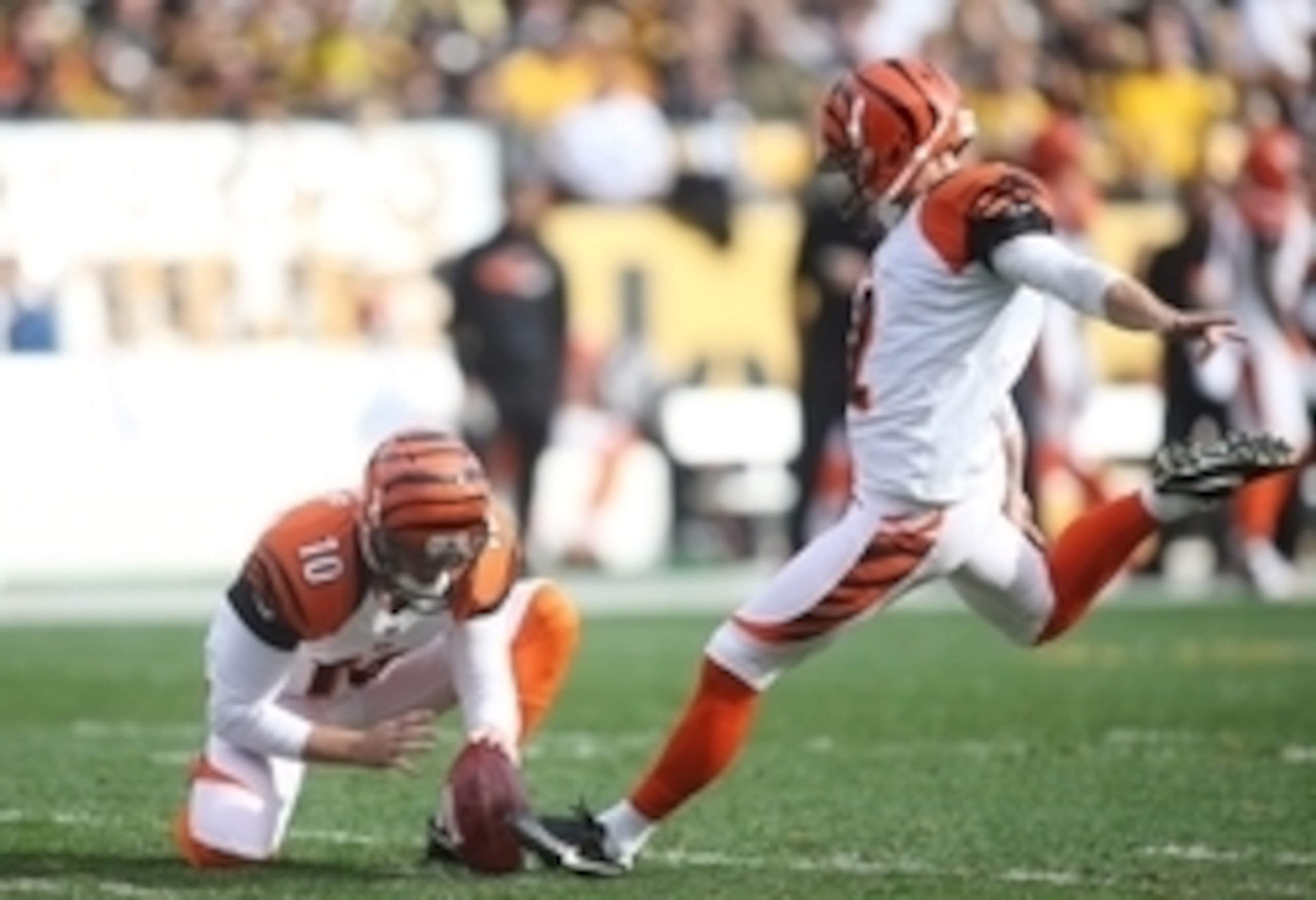 It could be a busy Week 14 for Mike Nugent. It could be a busy Week 14 for Mike Nugent.