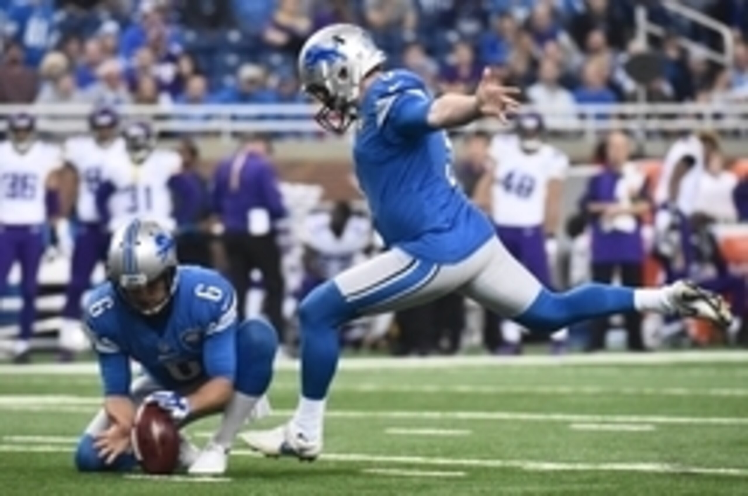 Matt Prater should be very busy against the New Orleans Saints on Monday night.