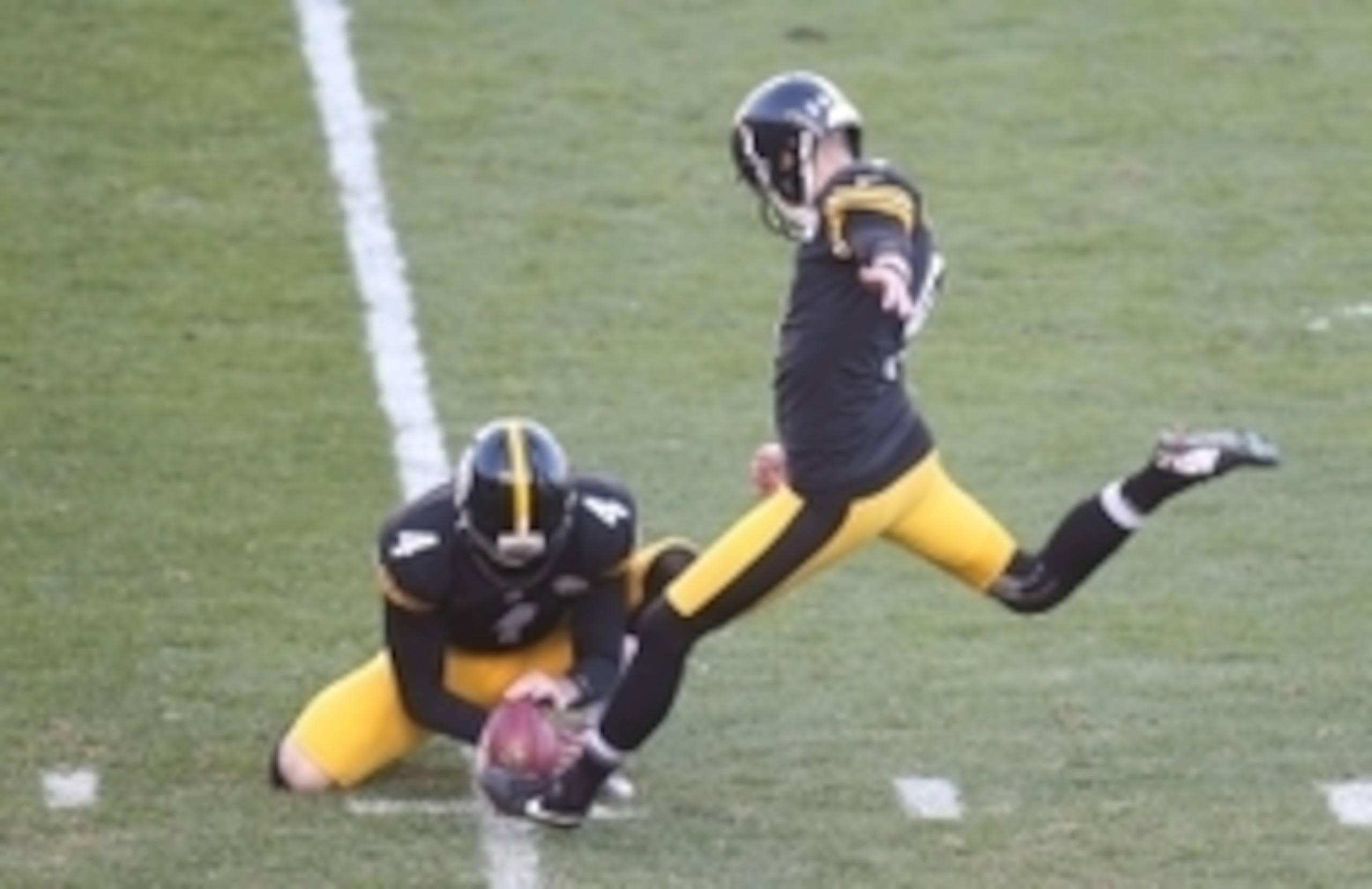 The Steelers are scoring a bunch, which is why Chris Boswell has been so busy.