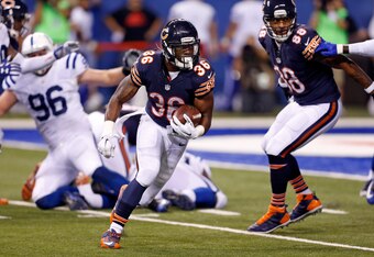 Rookie Jeremy Langford has been one of Chicago's most impressive running backs this offseason.