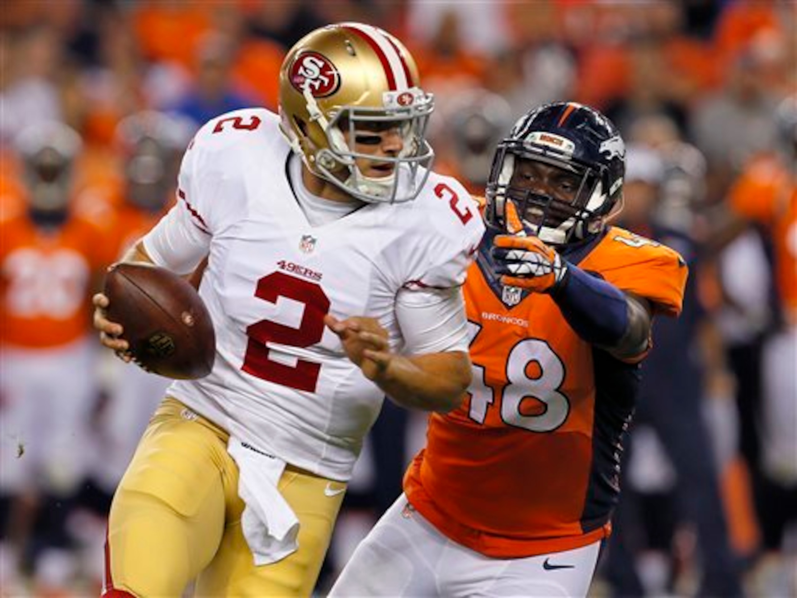 Backup quarterback Blaine Gabbert continued his strong preseason campaign in Denver.
