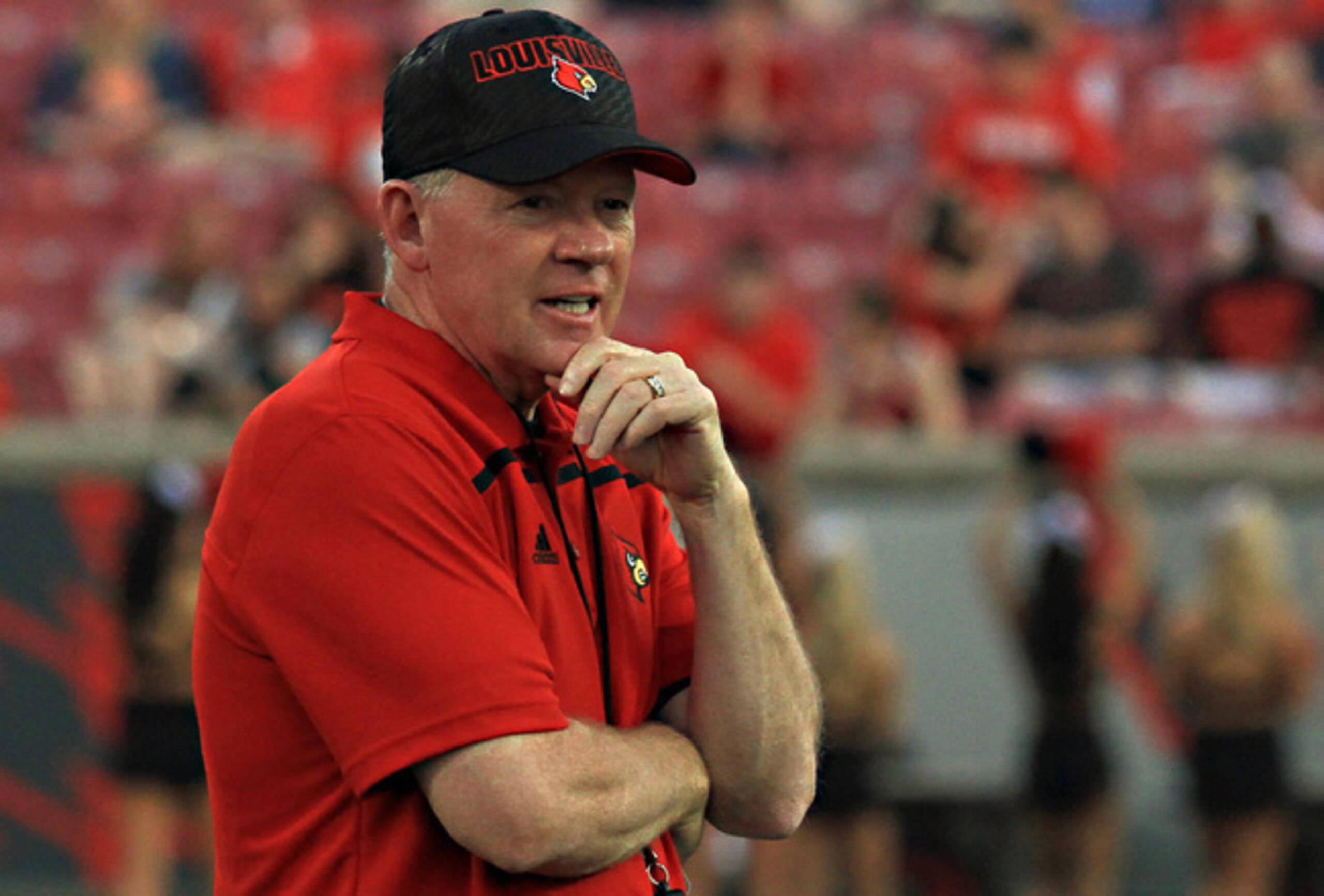 Bobby Petrino will make another appearance at the Georgia Dome this weekend.