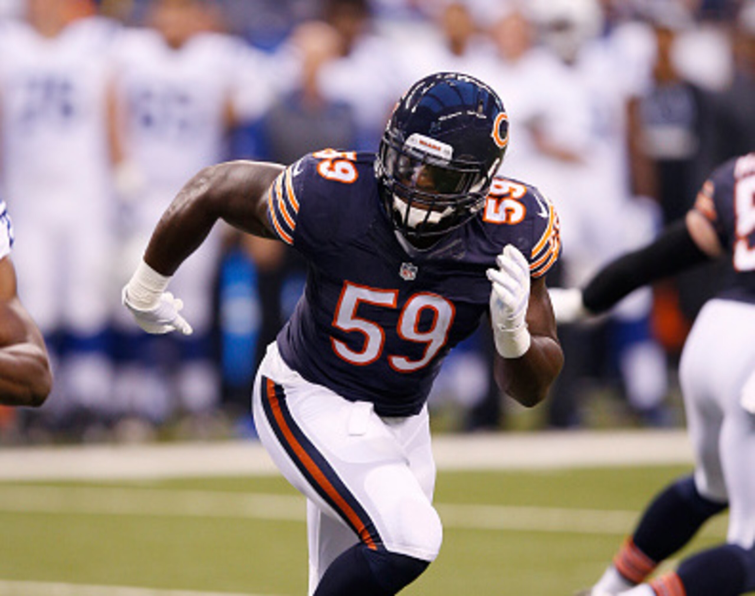 Christian Jones is a perfect fit at the "Jack" linebacker spot in defensive coordinator Vic Fangio's scheme.