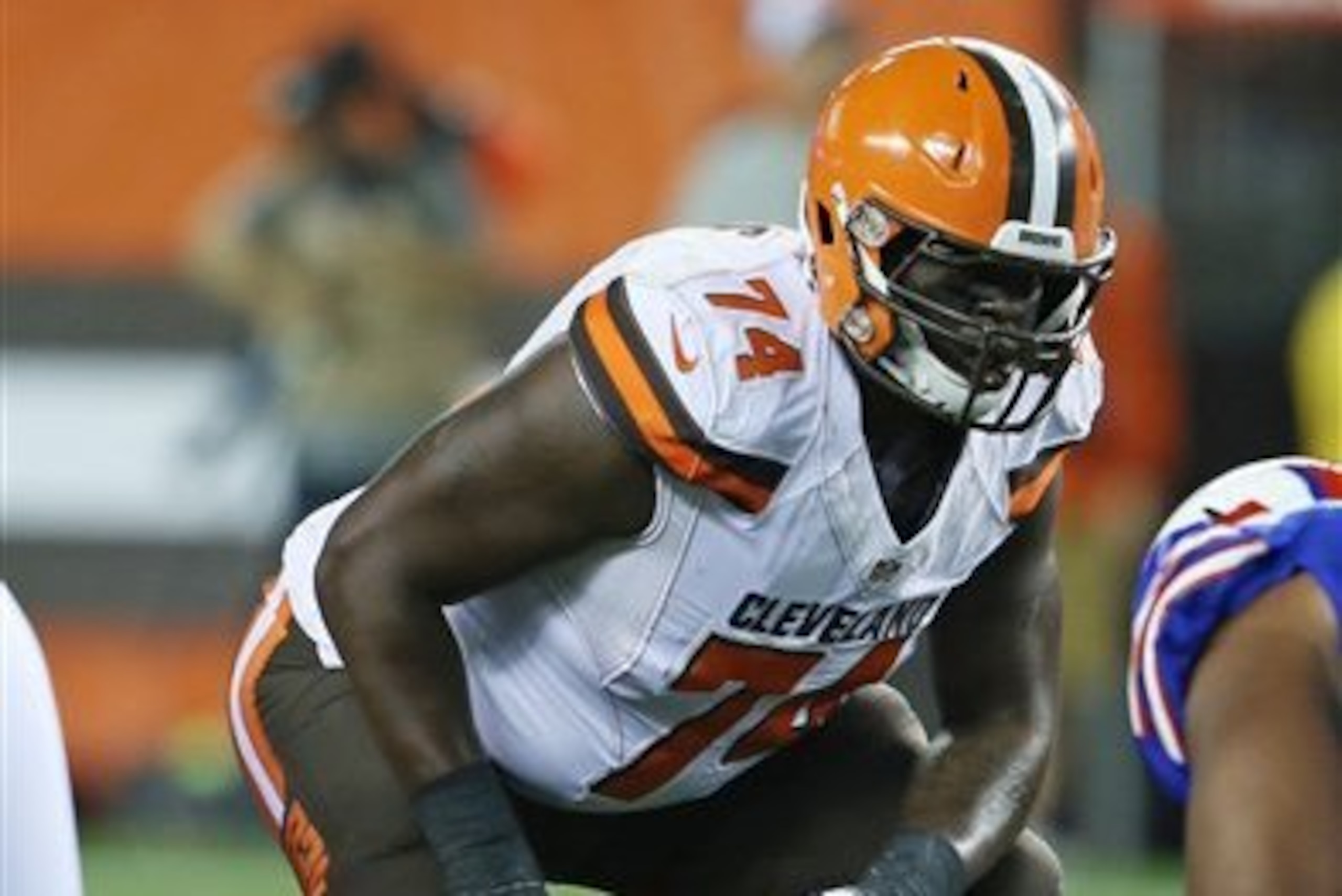 Rookie Browns offensive lineman Cameron Erving may not be a starter this year, but he's in no danger of losing a roster spot.