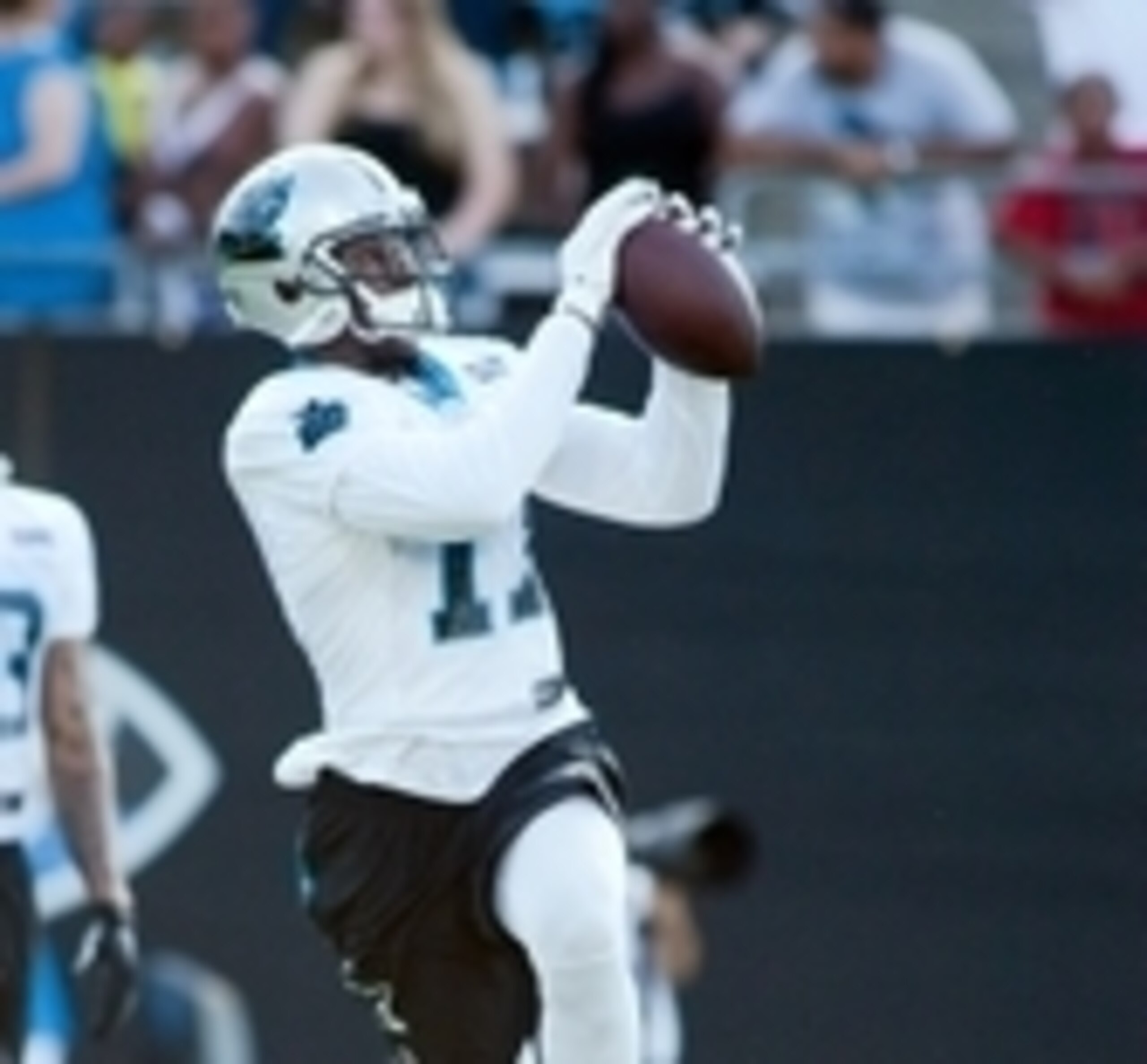 Devin Funchess will presumably take the spot of the injured Kelvin Benjamin—if he can stay healthy.