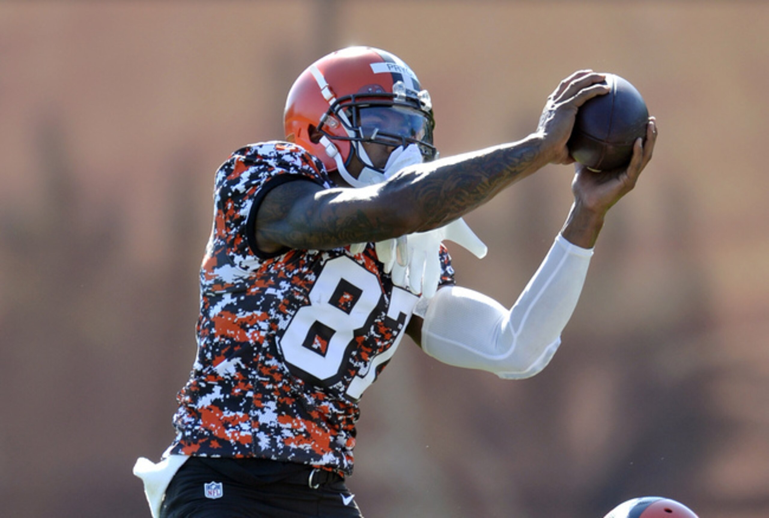 Terrelle Pryor will finally get on the field Thursday as he looks to prove himself as a wide receiver.