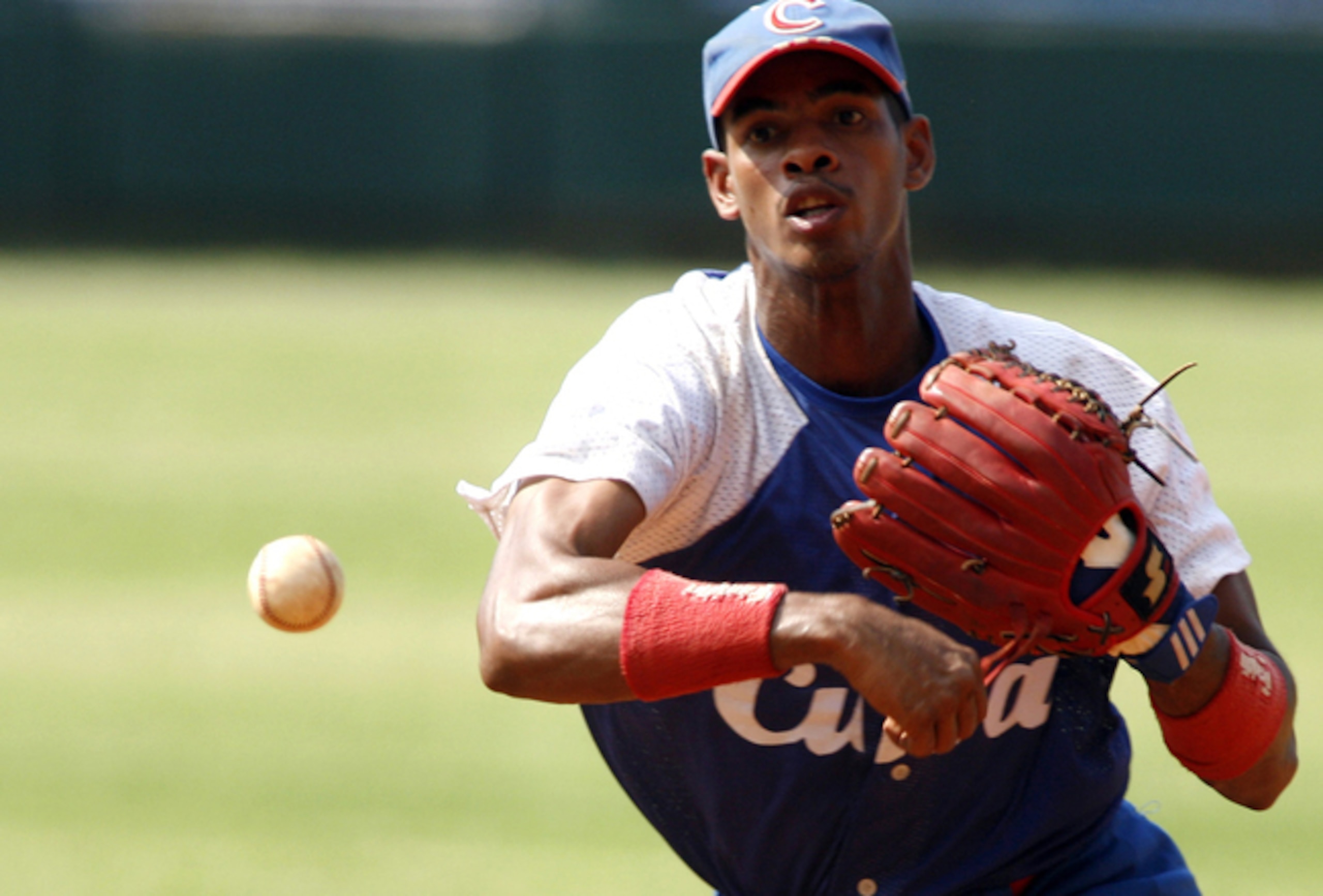 After snagging multiple pitching prospects, the Braves rolled the dice on Cuban import Hector Olivera.