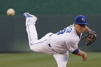 Kris Medlen could crack the Kansas City playoff rotation if he continues to pitch well.