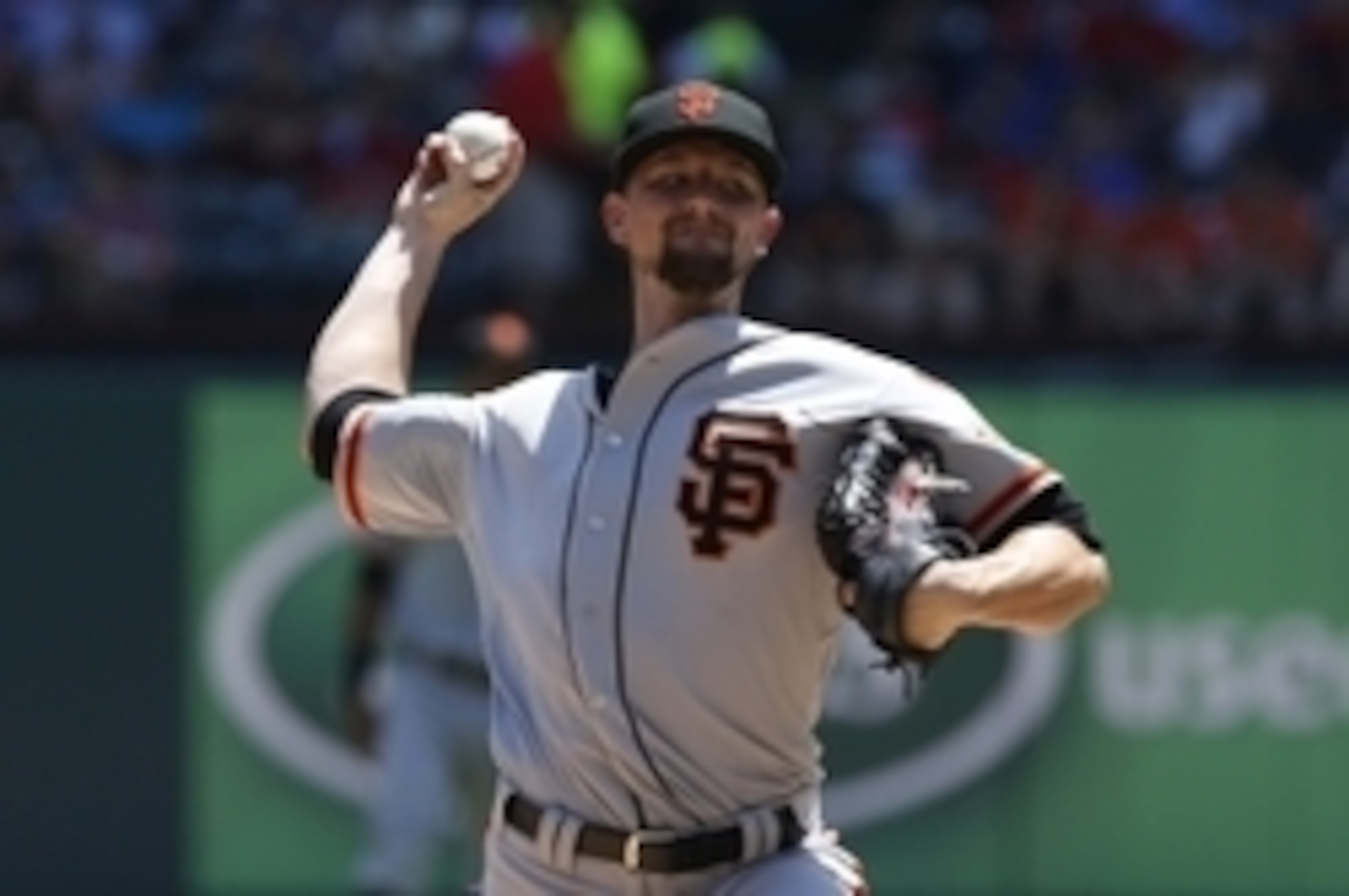 Mike Leake's injury has hurt the Giants rotation in the second half.