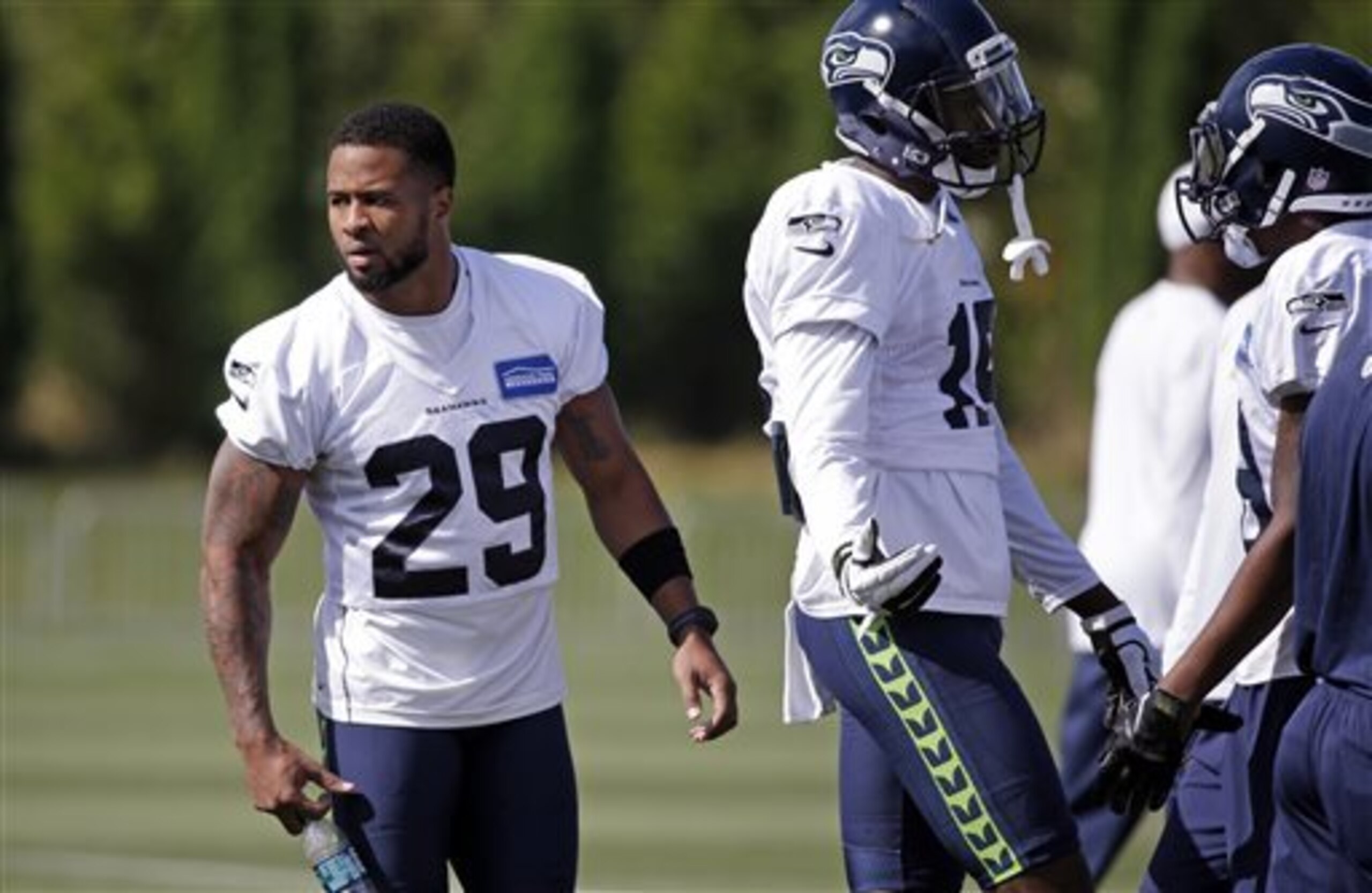 Earl Thomas has finally shed his red no-contact jersey in practice, but he'll still be held out of the final preseason game for precautionary reasons.
