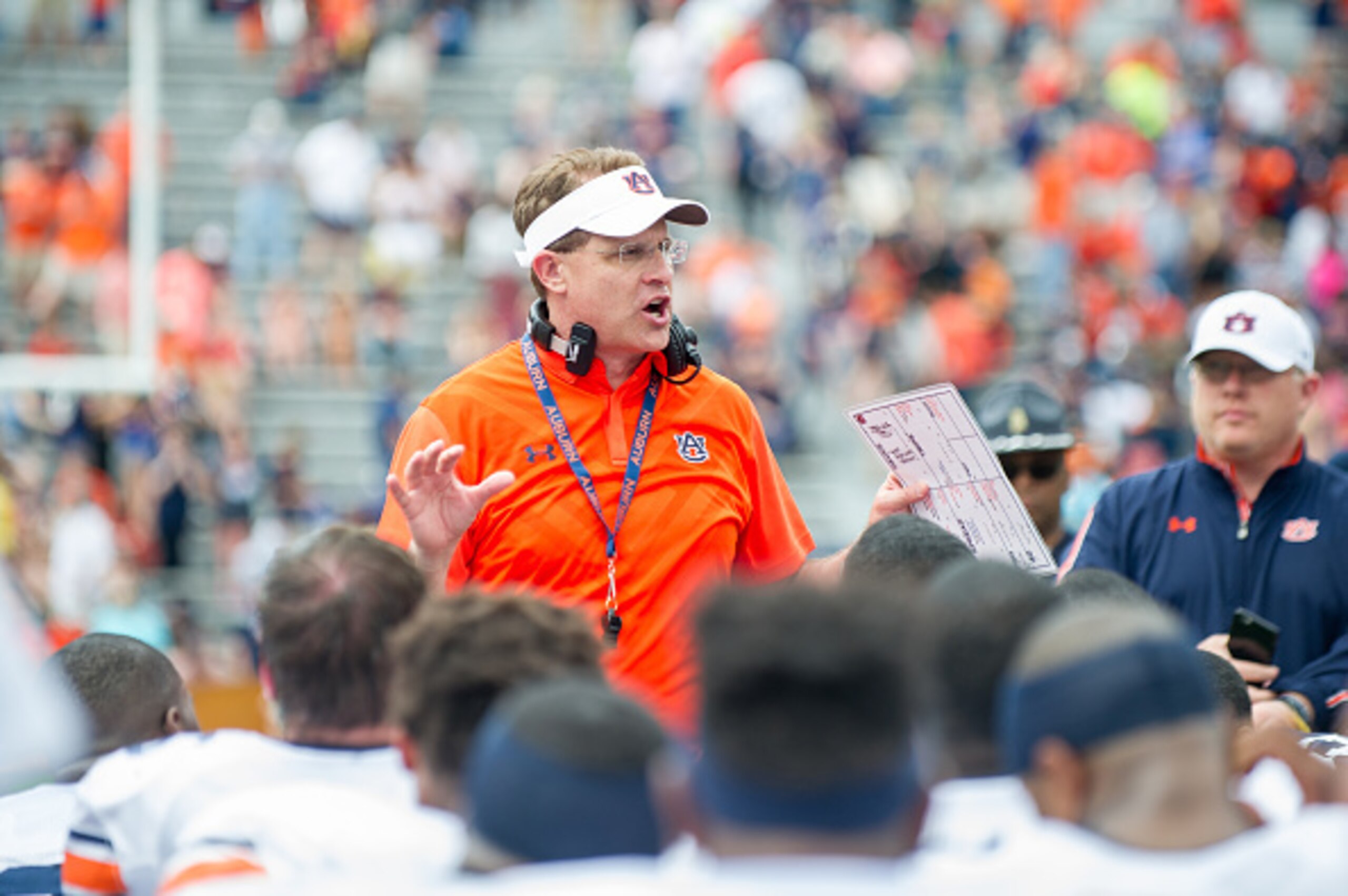 Auburn HC Gus Malzahn Auburn HC Gus Malzahn