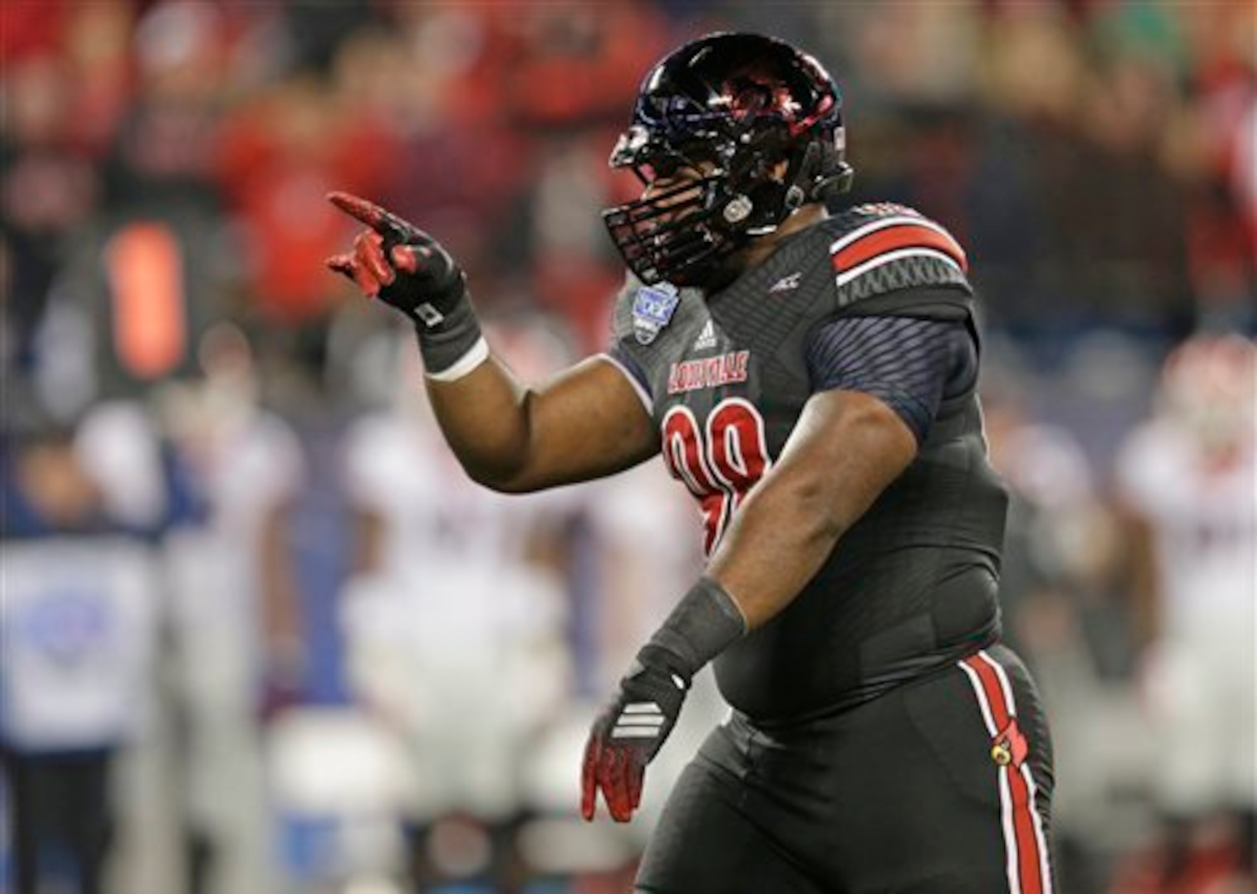 Louisville DE Sheldon Rankins Louisville DE Sheldon Rankins