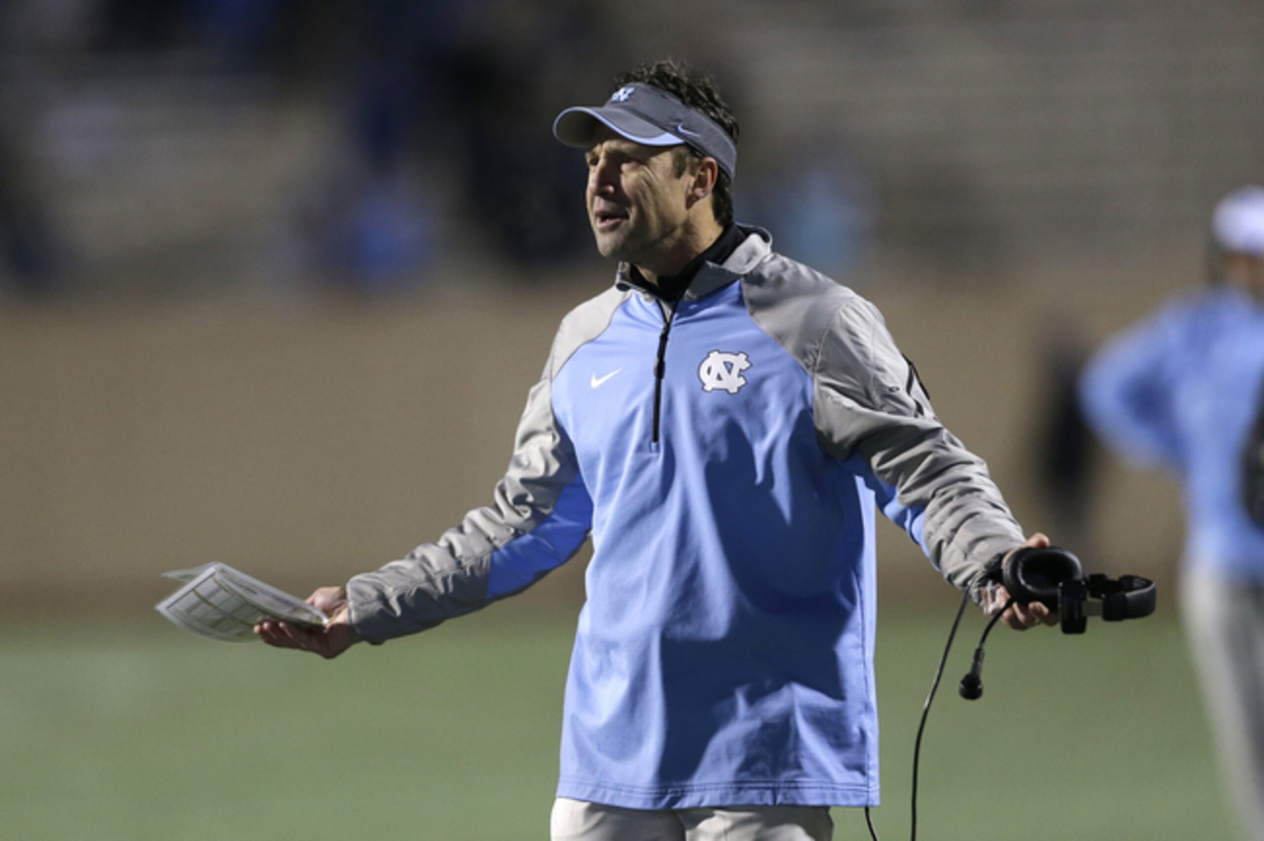 UNC head coach Larry Fedora