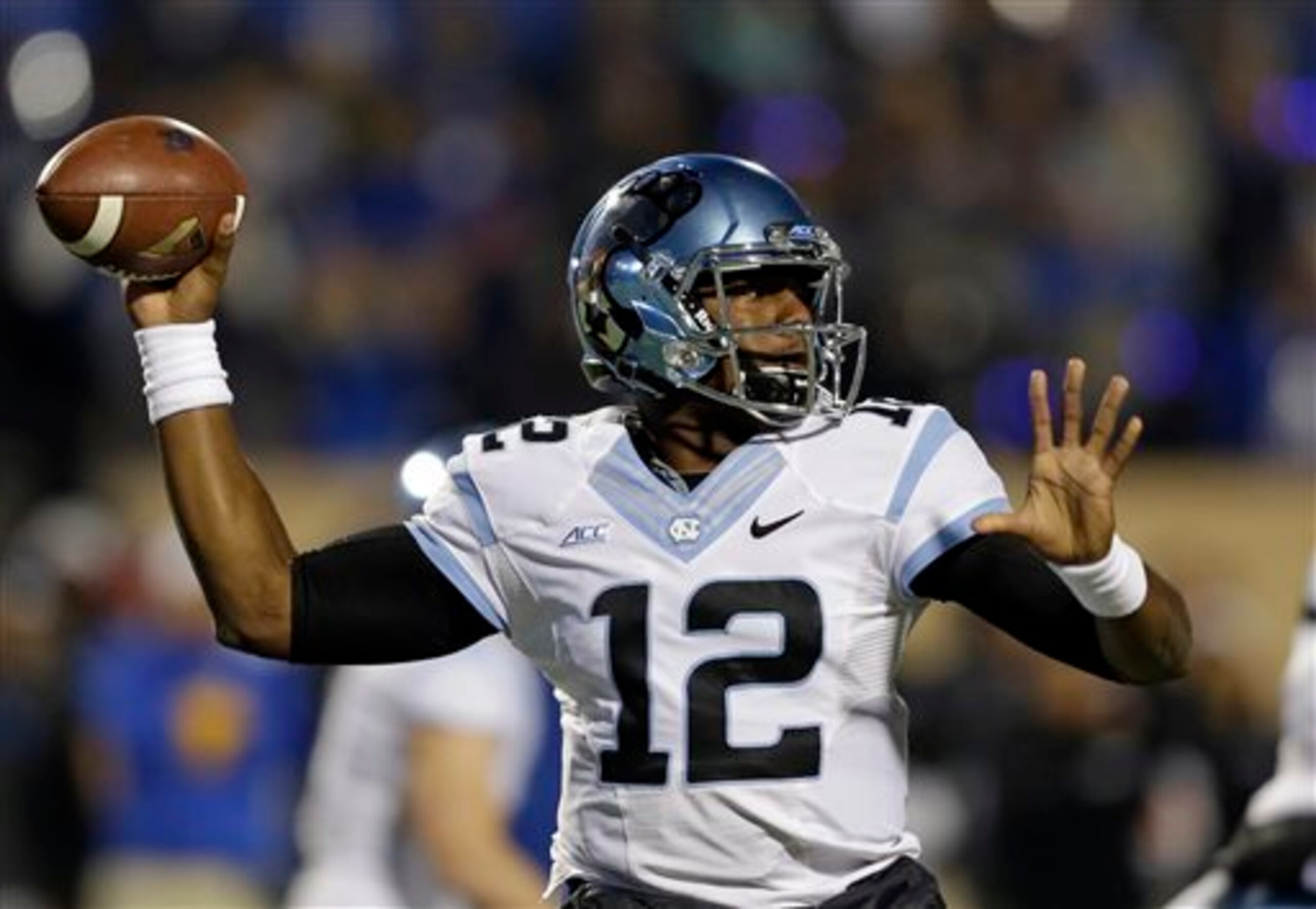 Marquise Williams is ready to carry a big load for North Carolina's offense.
