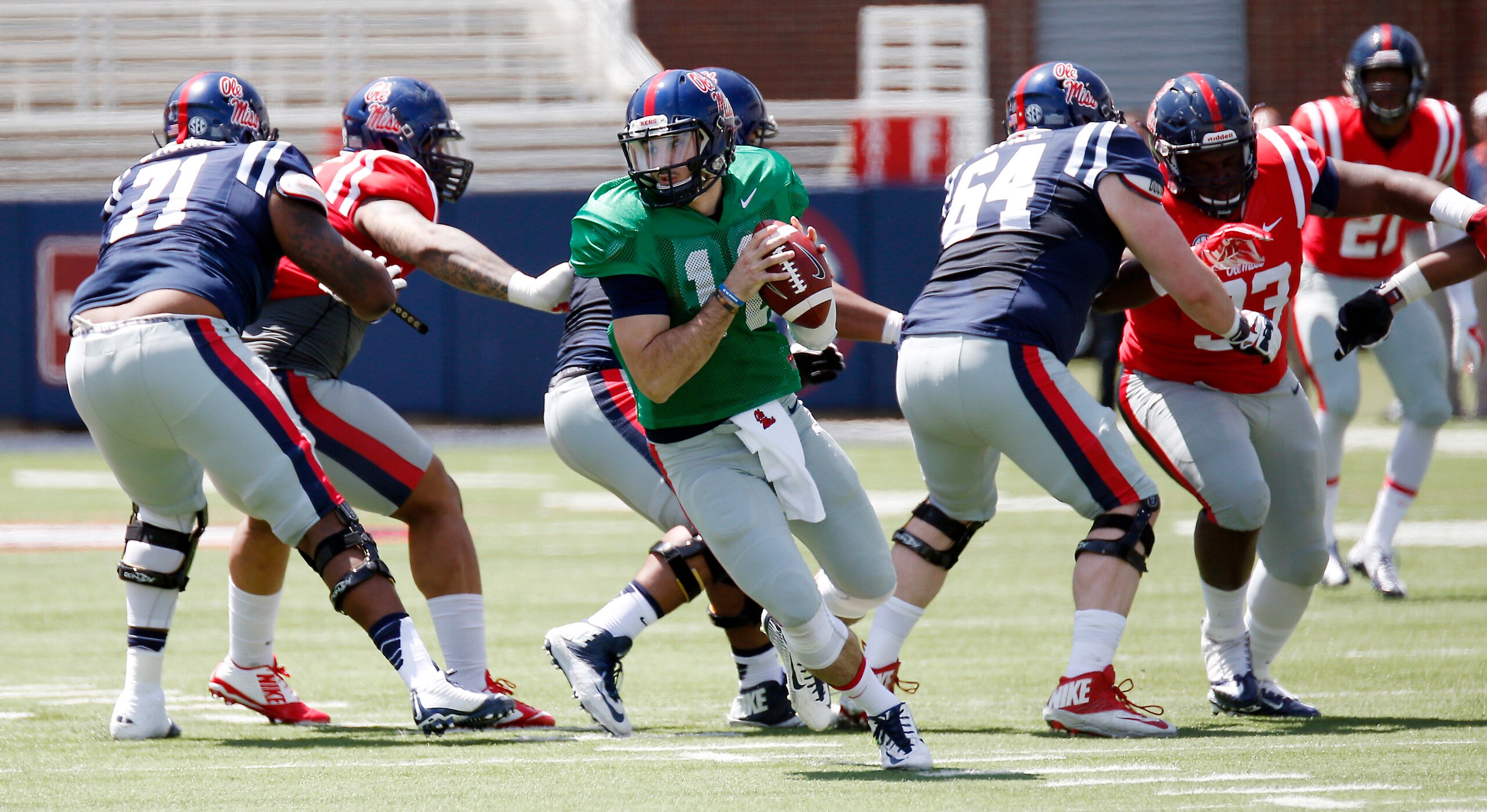 Chad Kelly is ready to be the man as Ole Miss' quarterback.