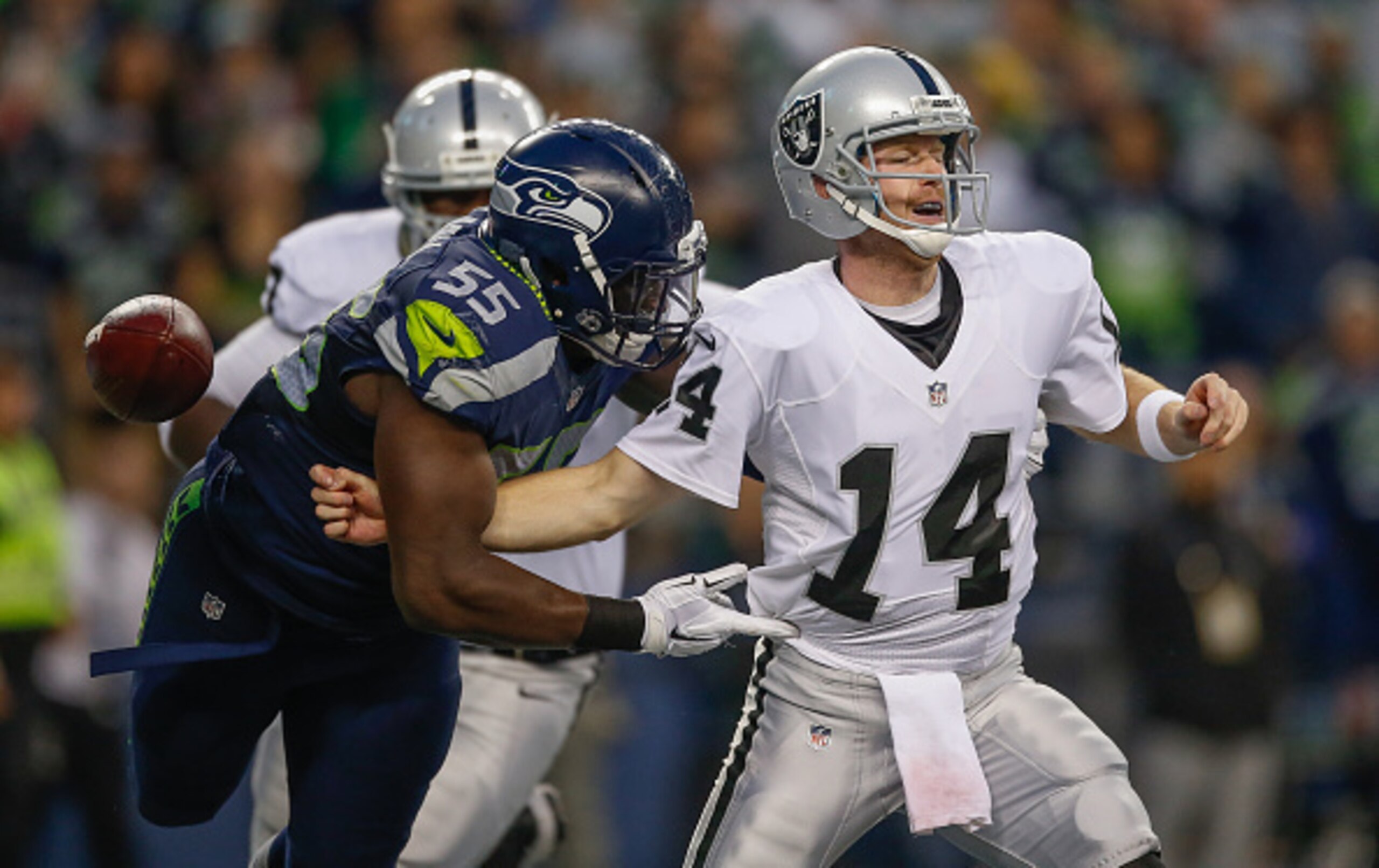 Frank Clark's end-zone strip-sack of Matt McGloin was his most exciting play, but far from his only one.