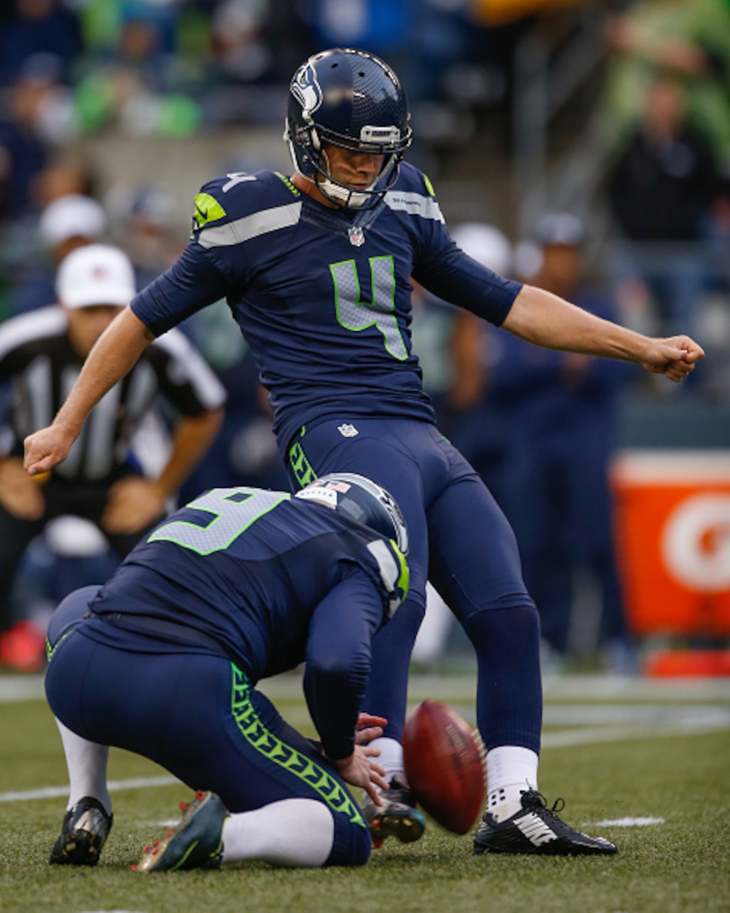 Despite his near-perfect preseason kicking record, Hauschka found himself the butt of a Carroll joke.