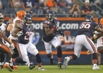 Terrance Mitchell (20) was one of Chicago's biggest surprise players during the preseason.