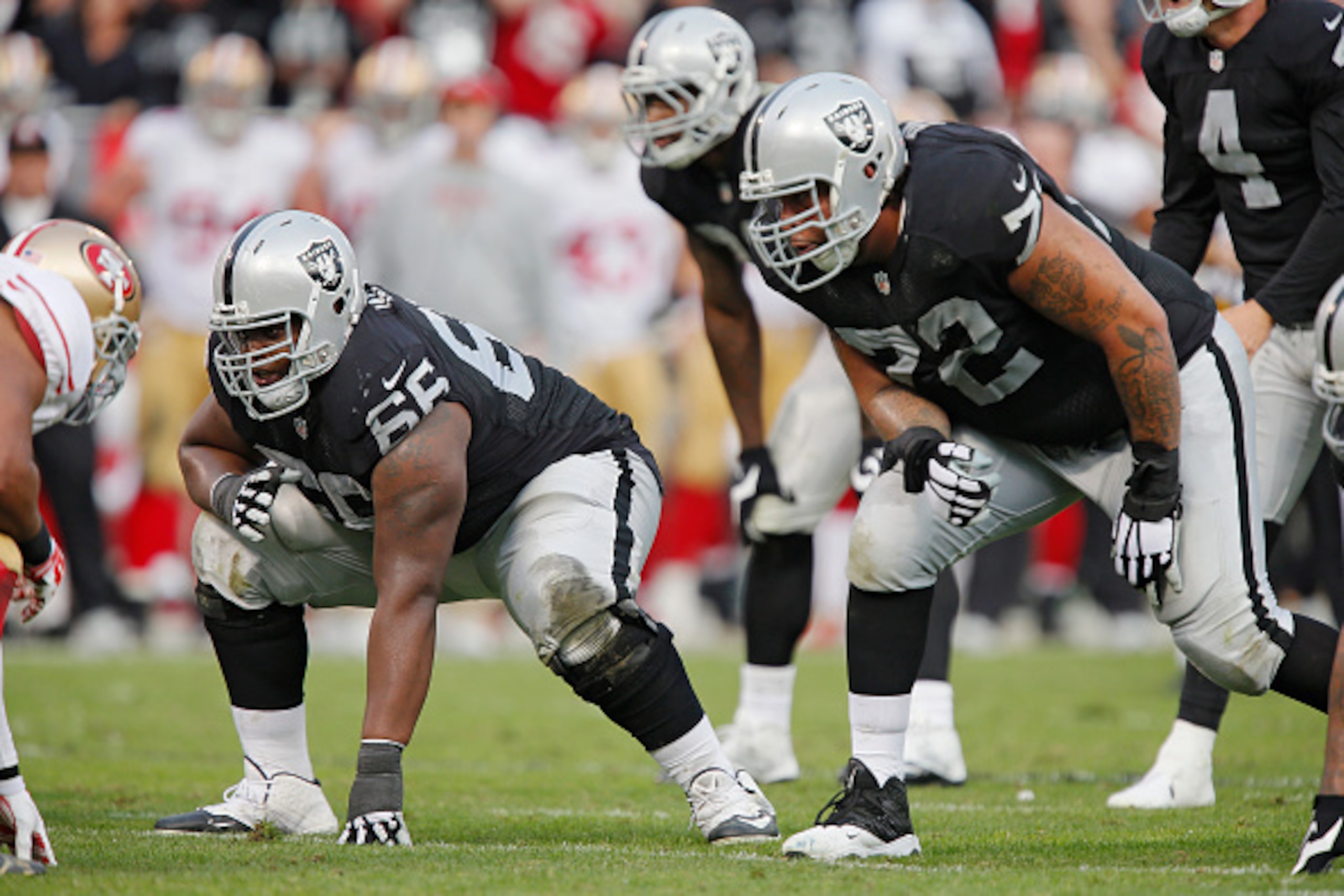 No. 66 Gabe Jackson / No. 72 Donald Penn