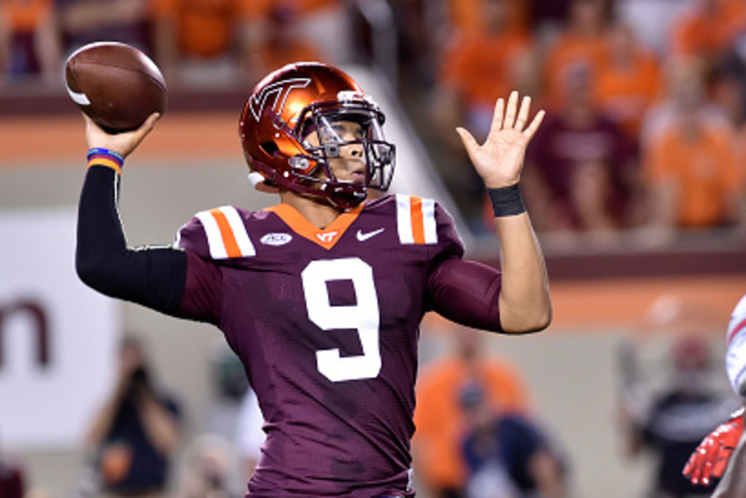 Virginia Tech quarterback Brenden Motley Virginia Tech quarterback Brenden Motley