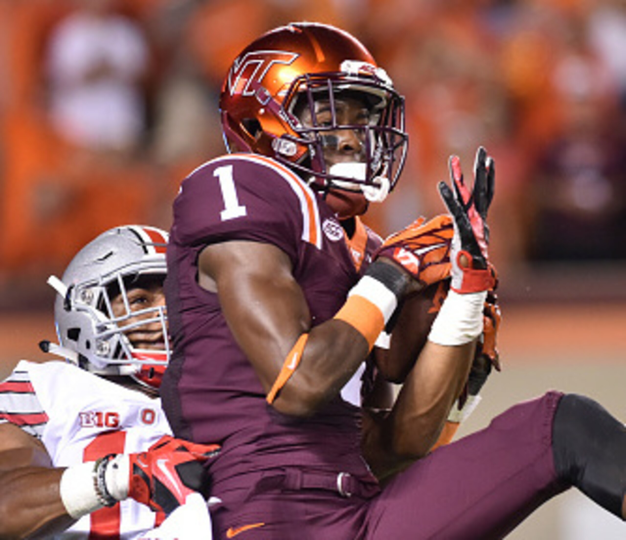 Hokies receiver Isaiah Ford Hokies receiver Isaiah Ford