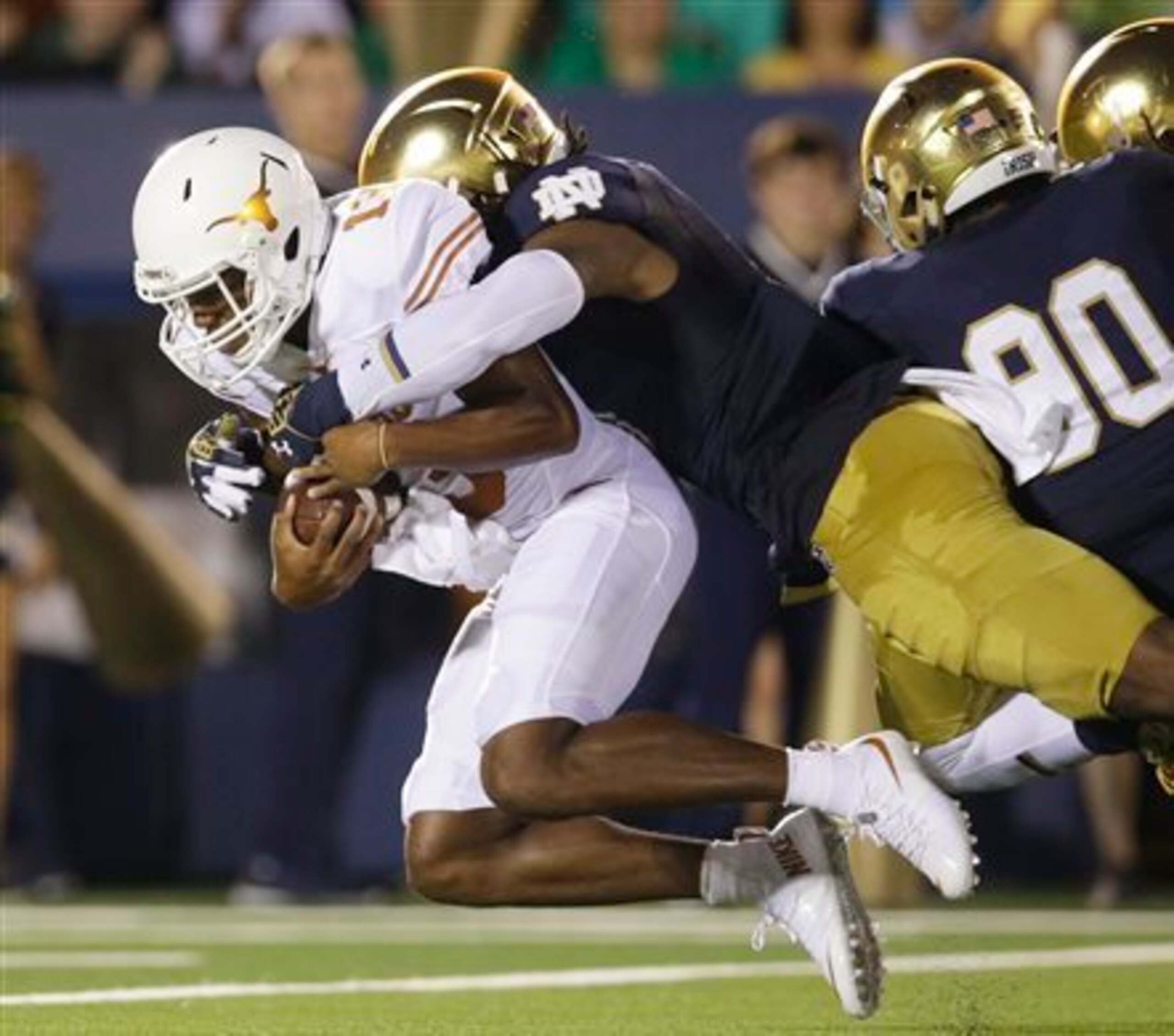 ND was dominating versus Texas.