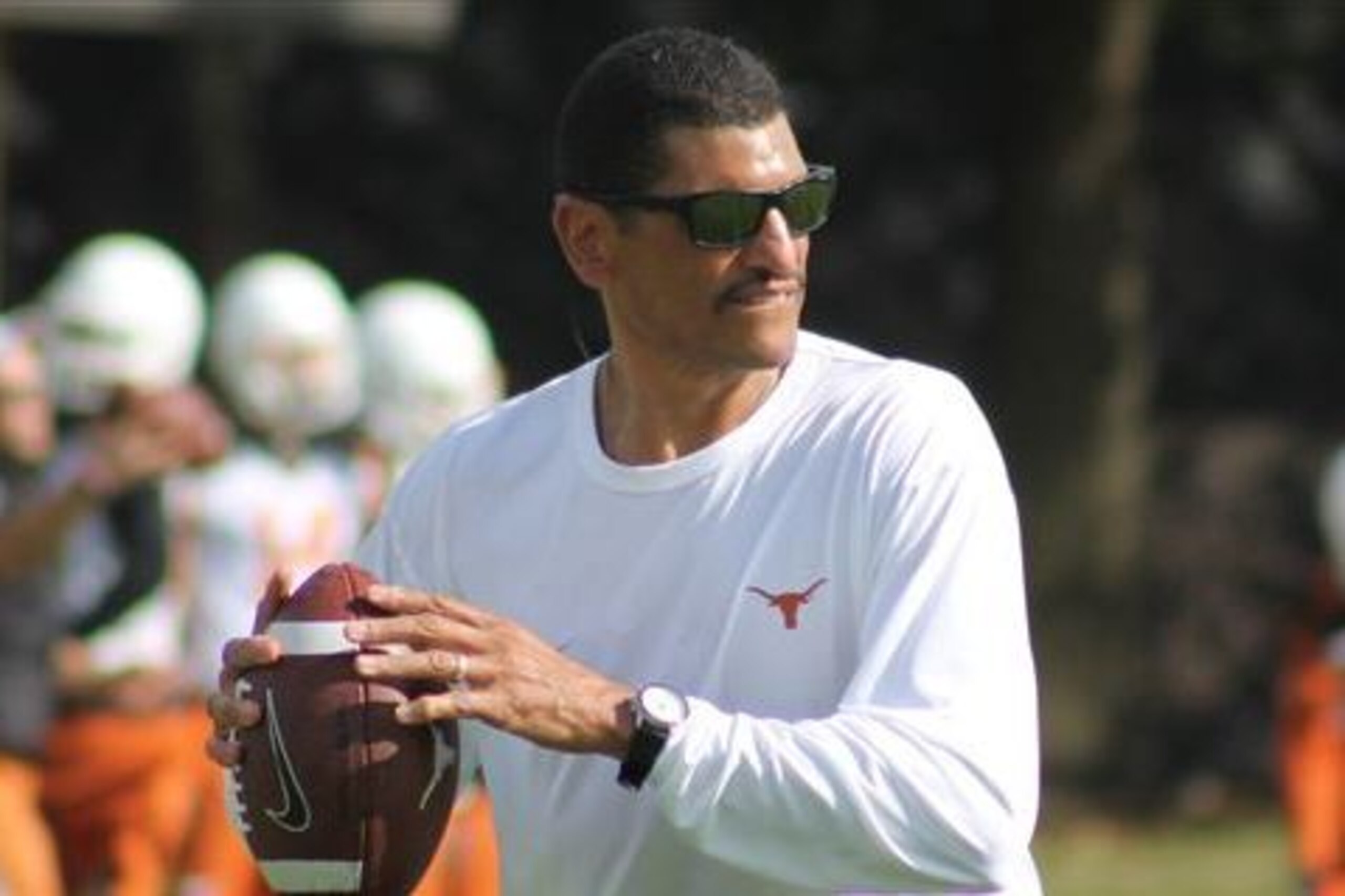 Can Jay Norvell figure out how to turn around the Texas offense? Can Jay Norvell figure out how to turn around the Texas offense?
