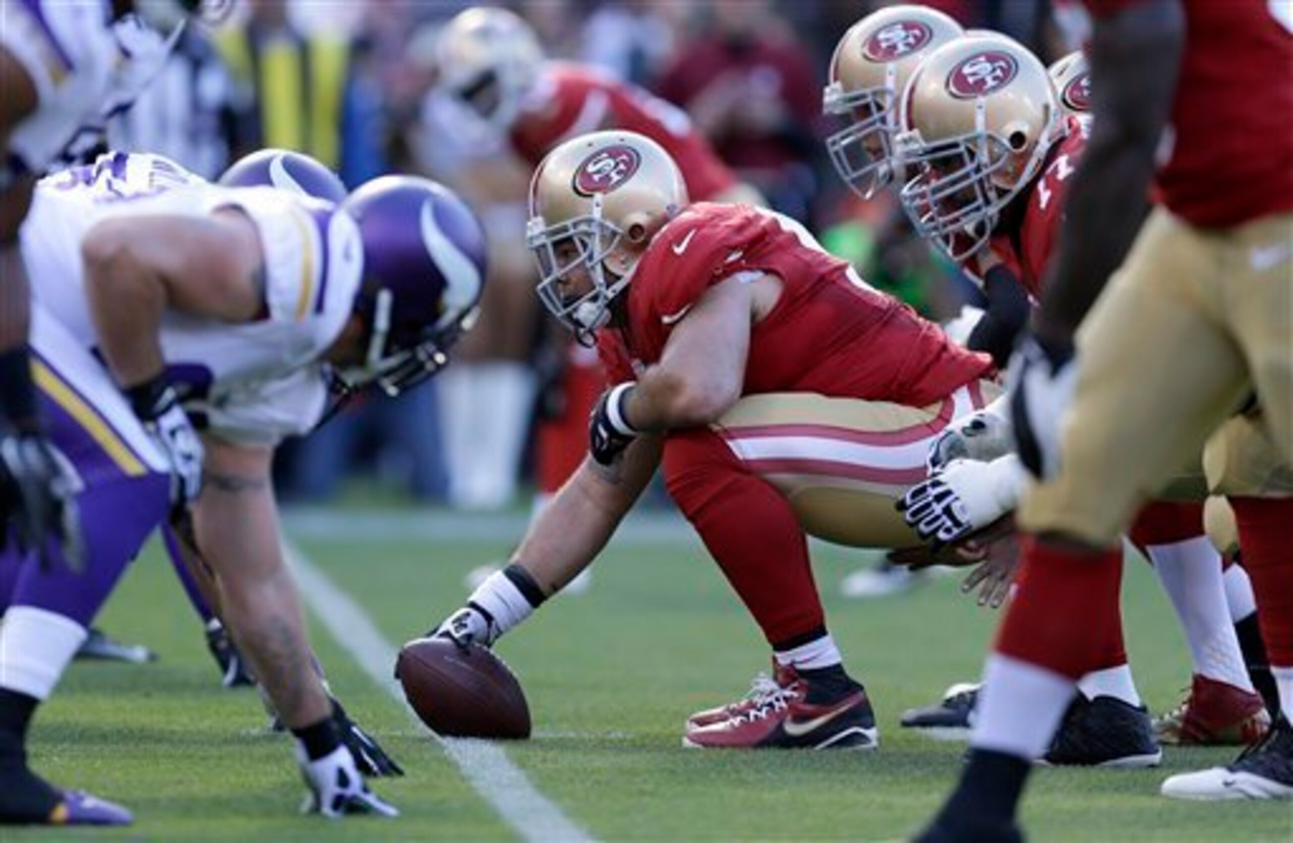 The 49ers should be able to knock off the Vikings in Week 1 provided they get some O-line production.