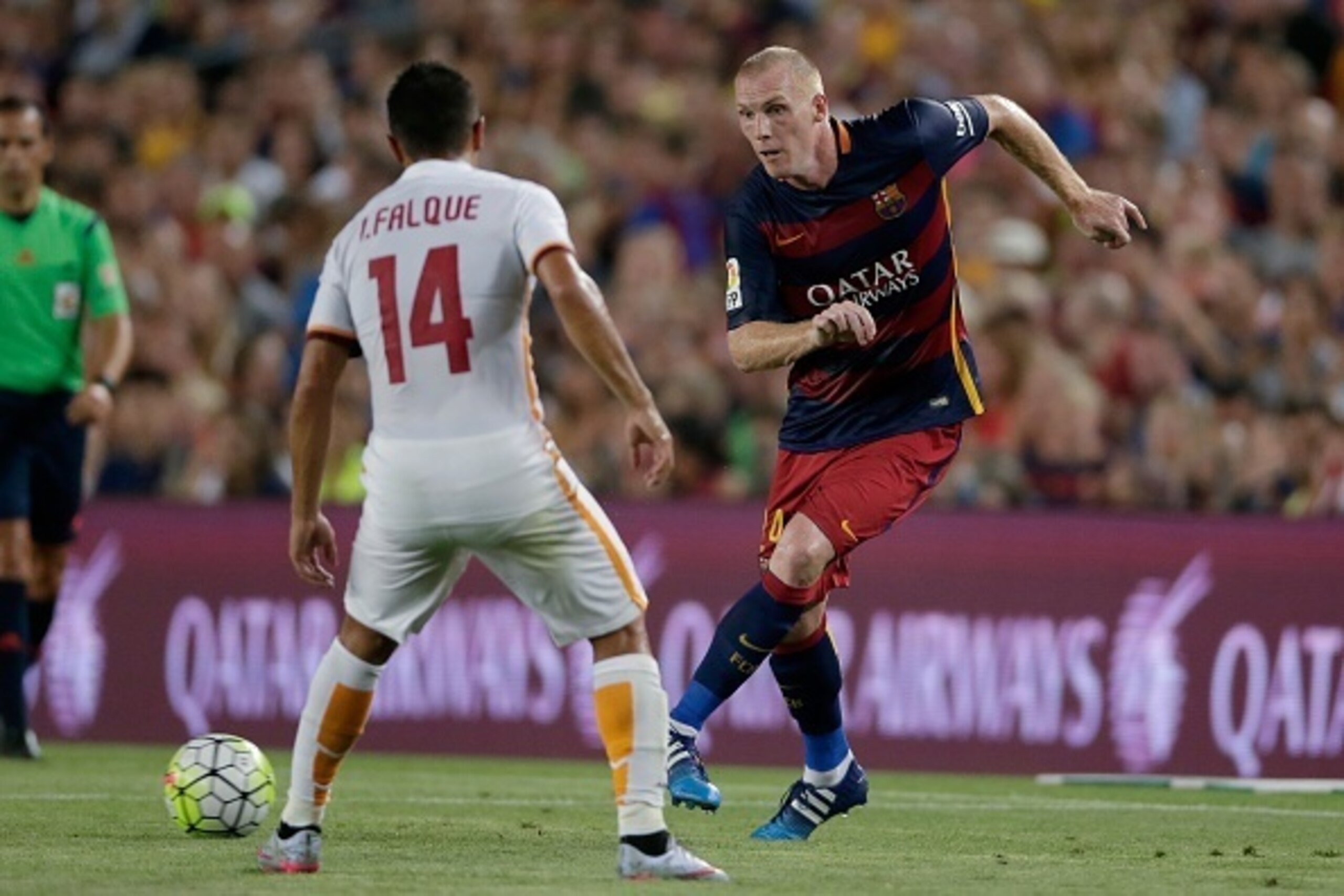 Despite a reasonable skill set, Jeremy Mathieu has never been popular among Cules.