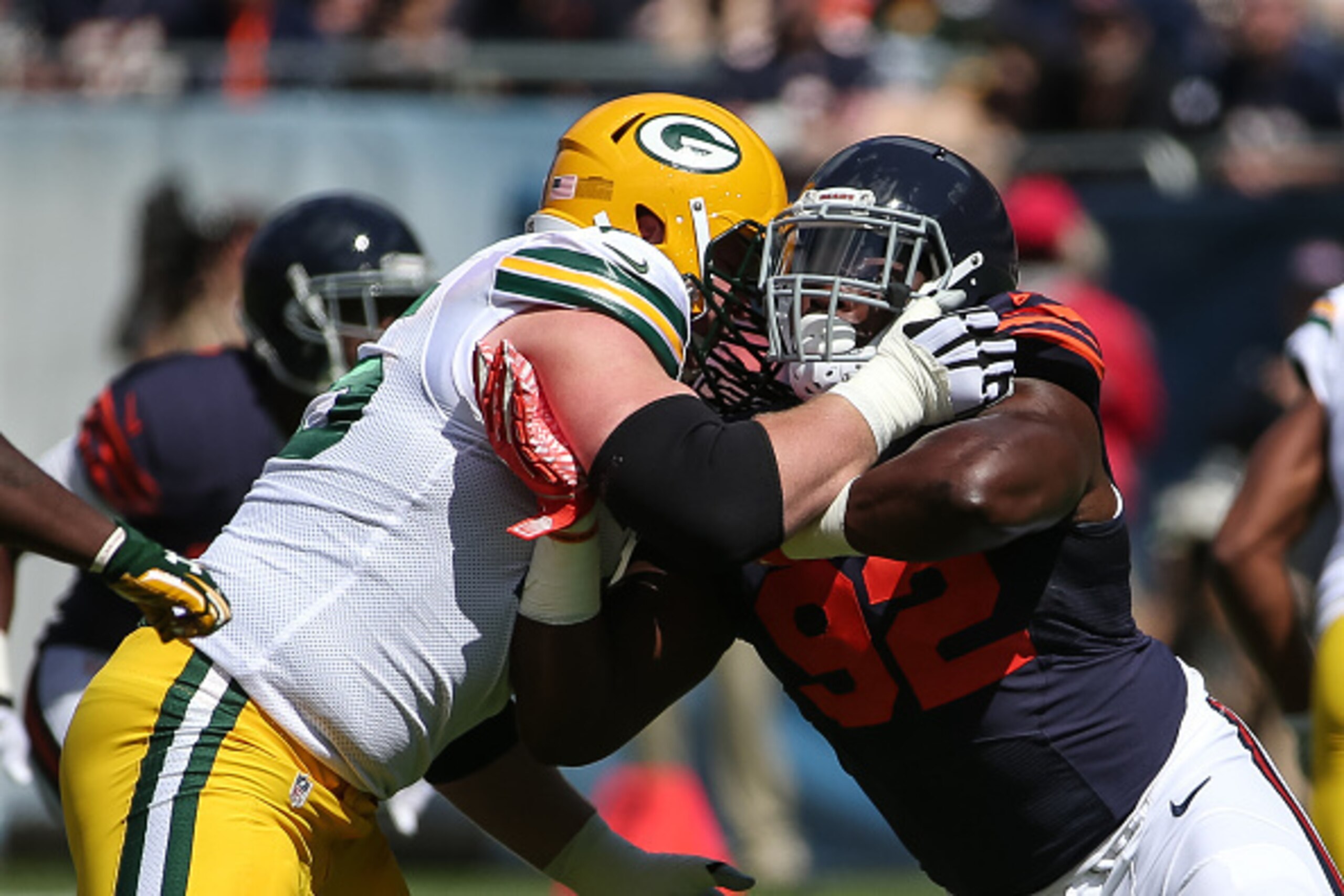 OLB Pernell McPhee was nonexistent at times against the Packers as a pass-rusher.