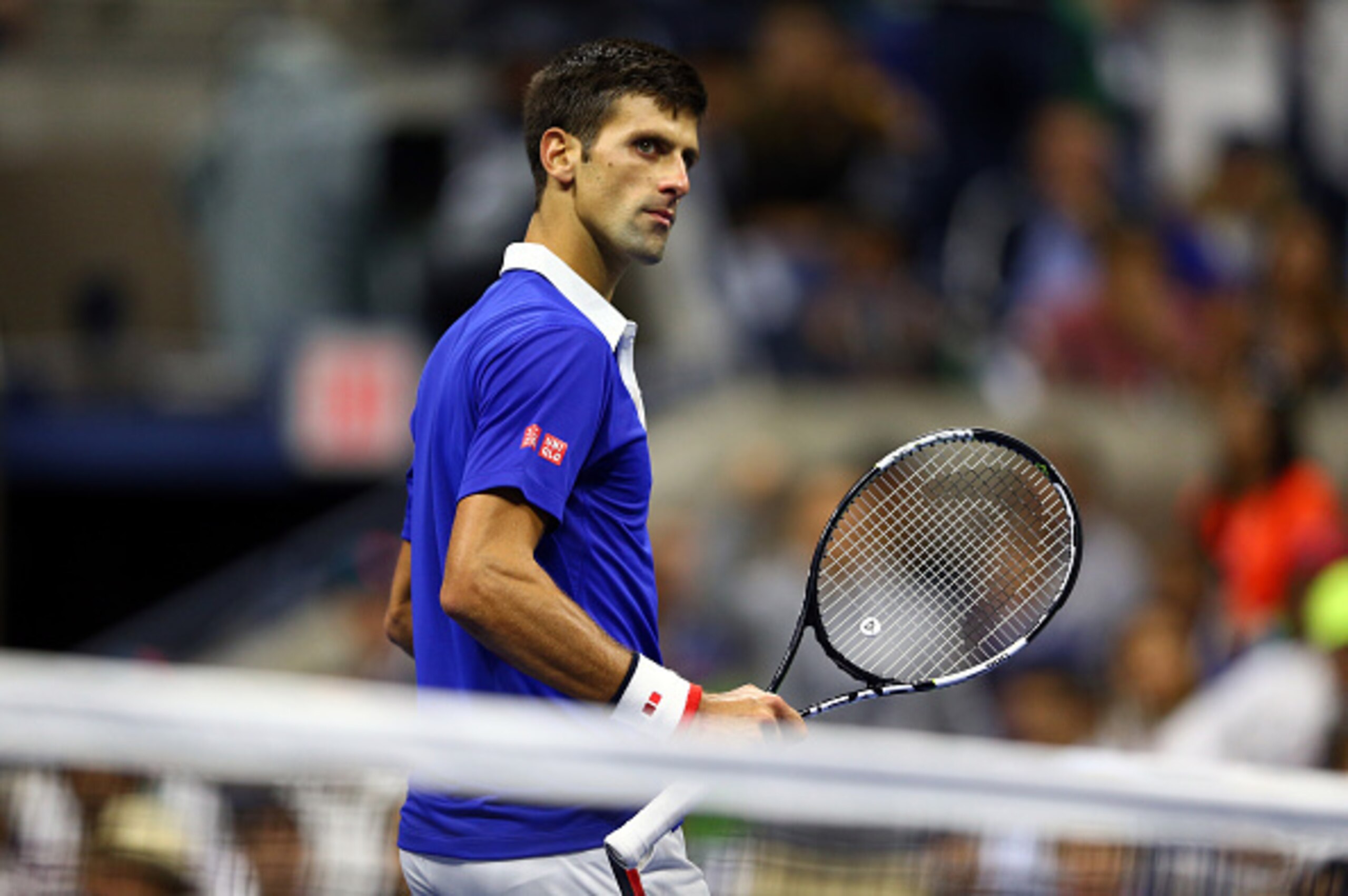 Novak Djokovic during his win over Roger Federer at the U.S. Open.