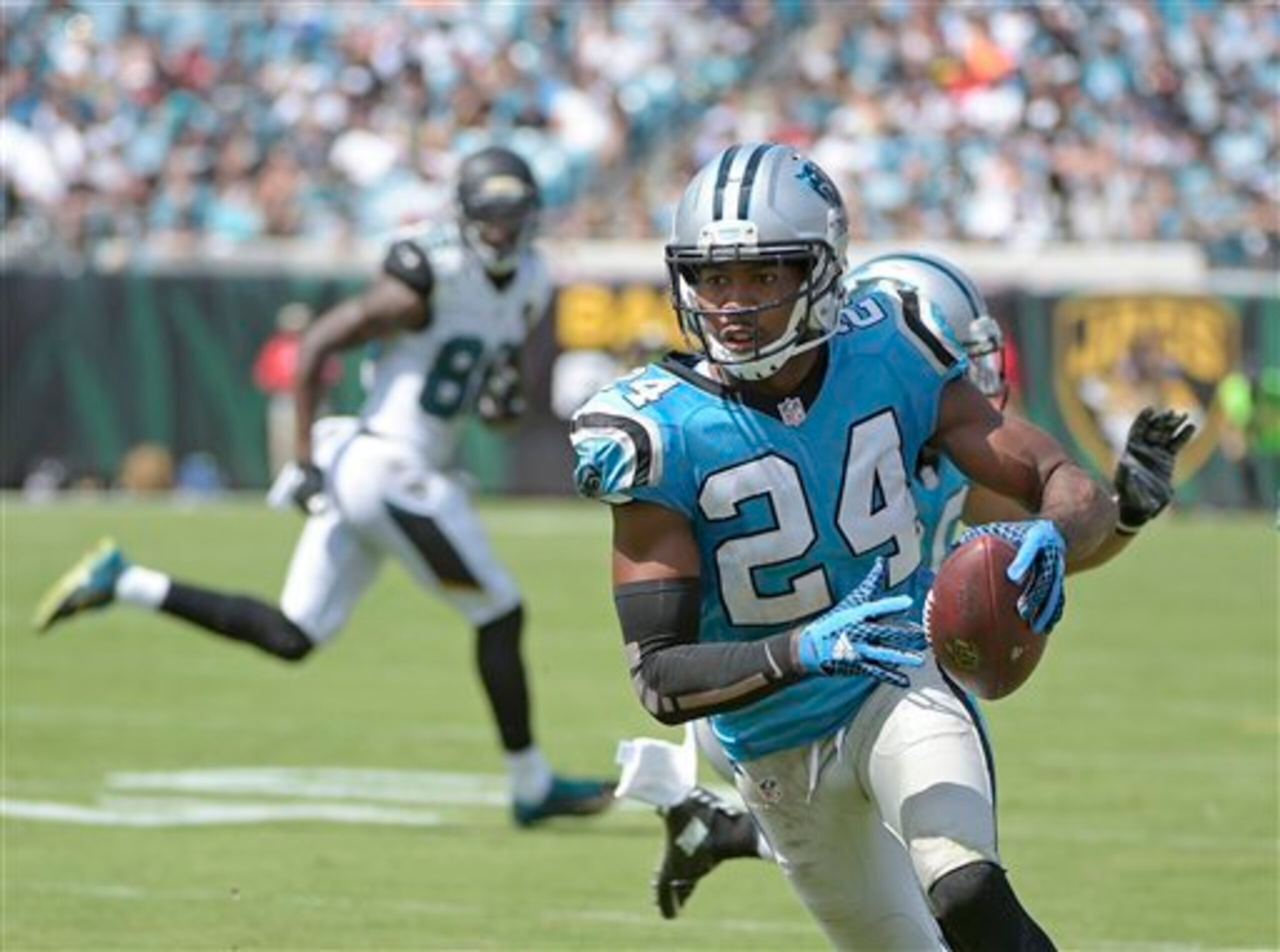 Josh Norman's interception return for a touchdown was the highlight of the day.