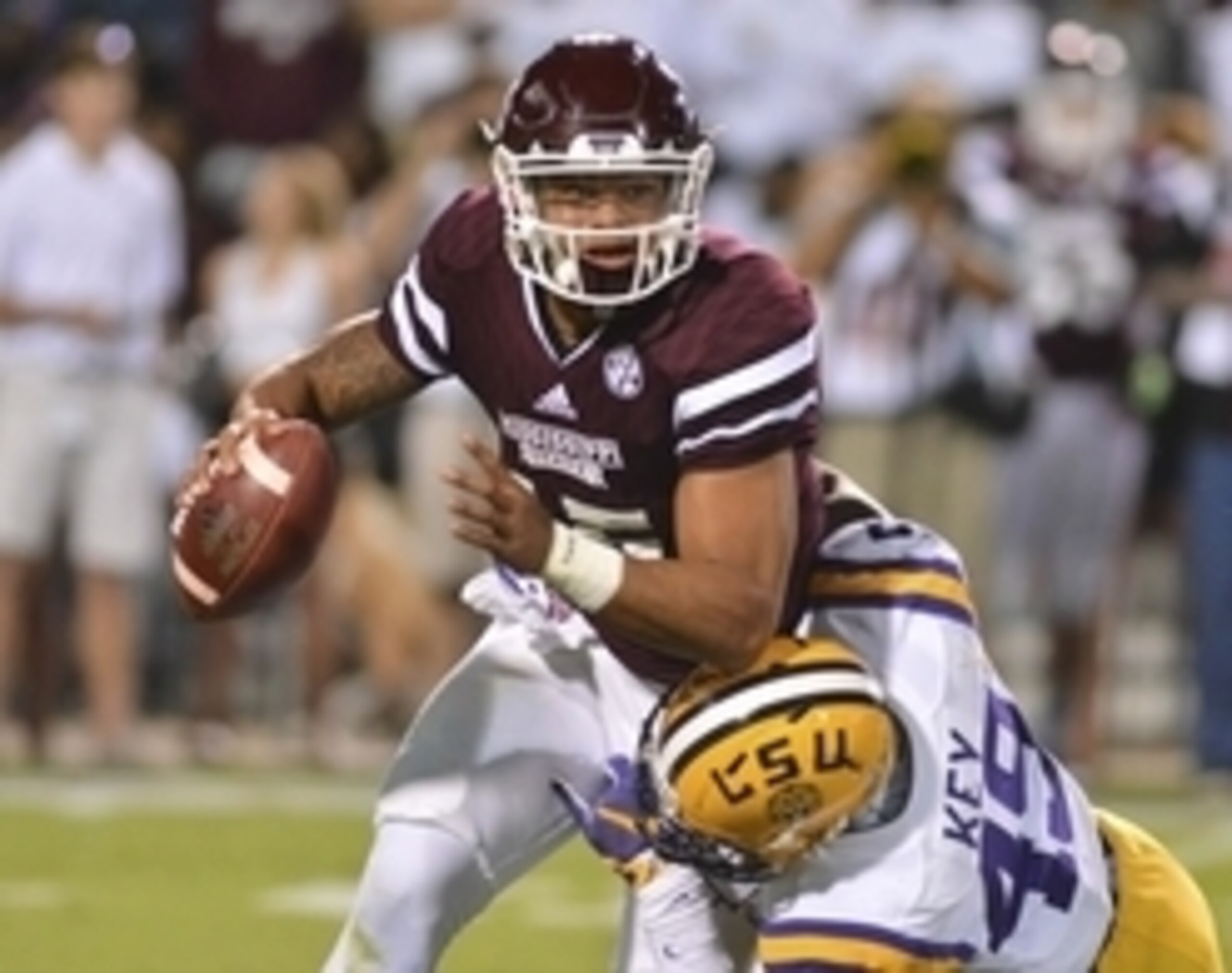 Prescott is a bull with the ball in his hands.