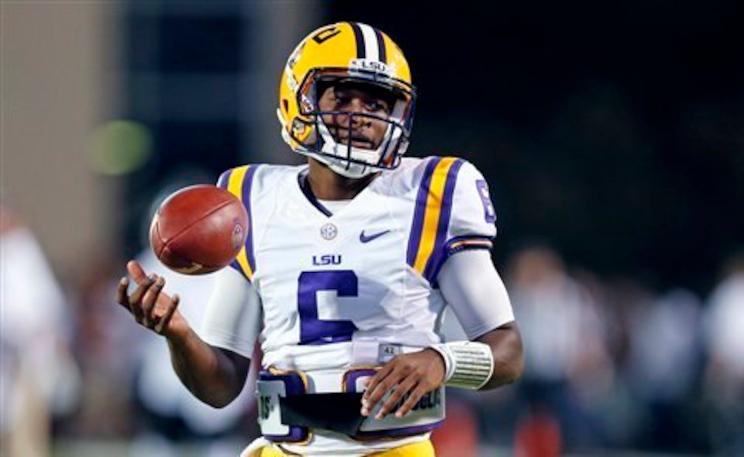 LSU QB Brandon Harris LSU QB Brandon Harris