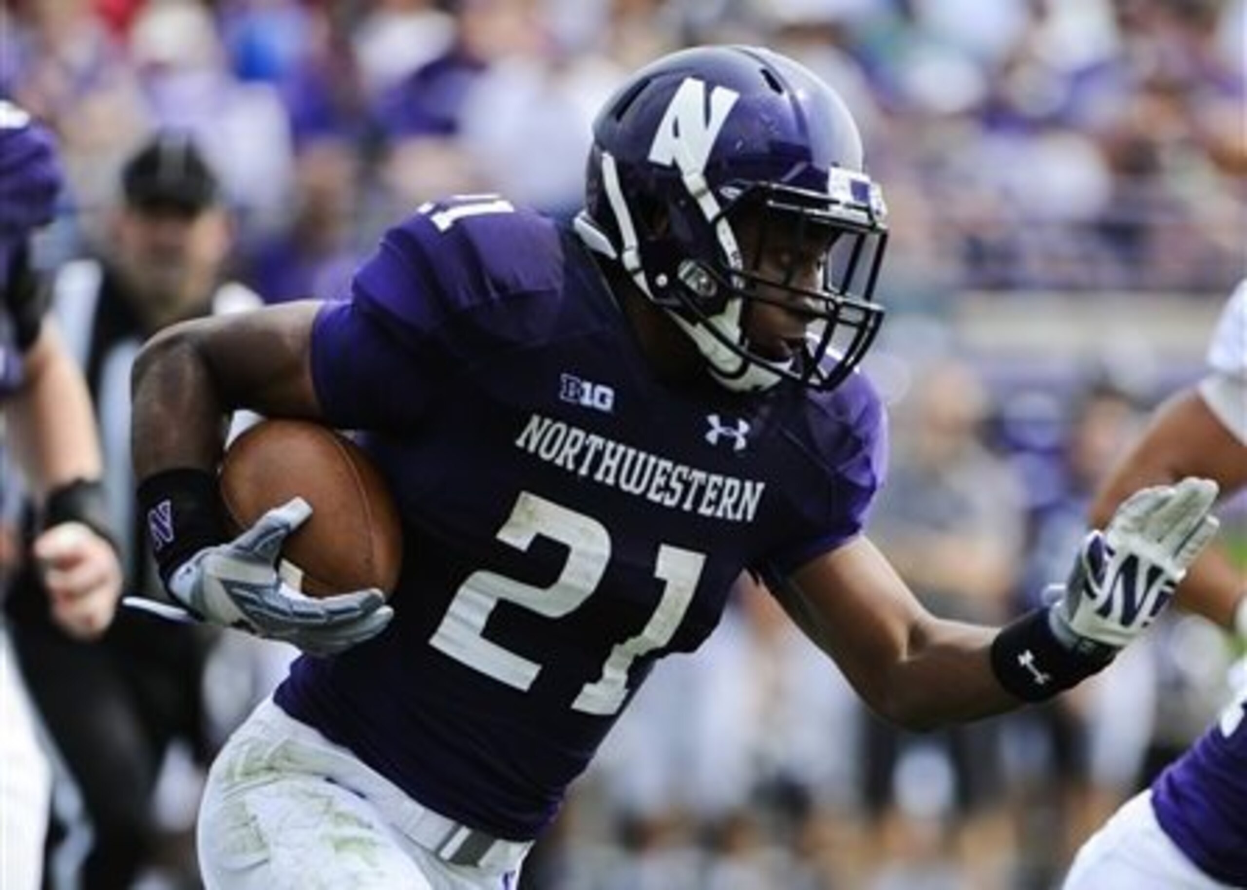 Northwestern RB Justin Jackson Northwestern RB Justin Jackson