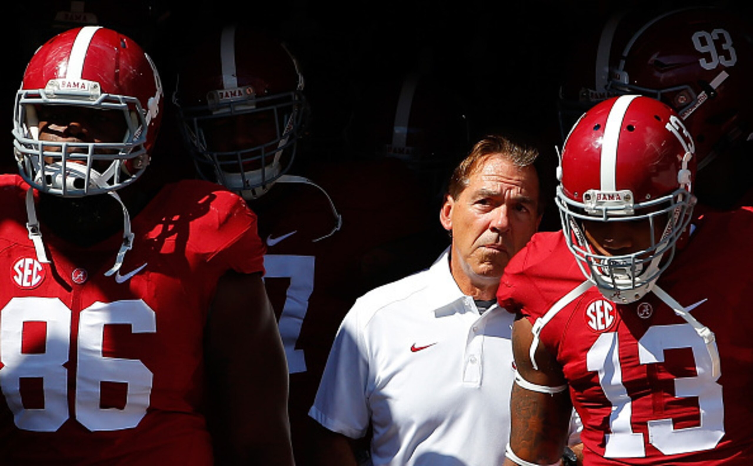 Alabama HC Nick Saban Alabama HC Nick Saban