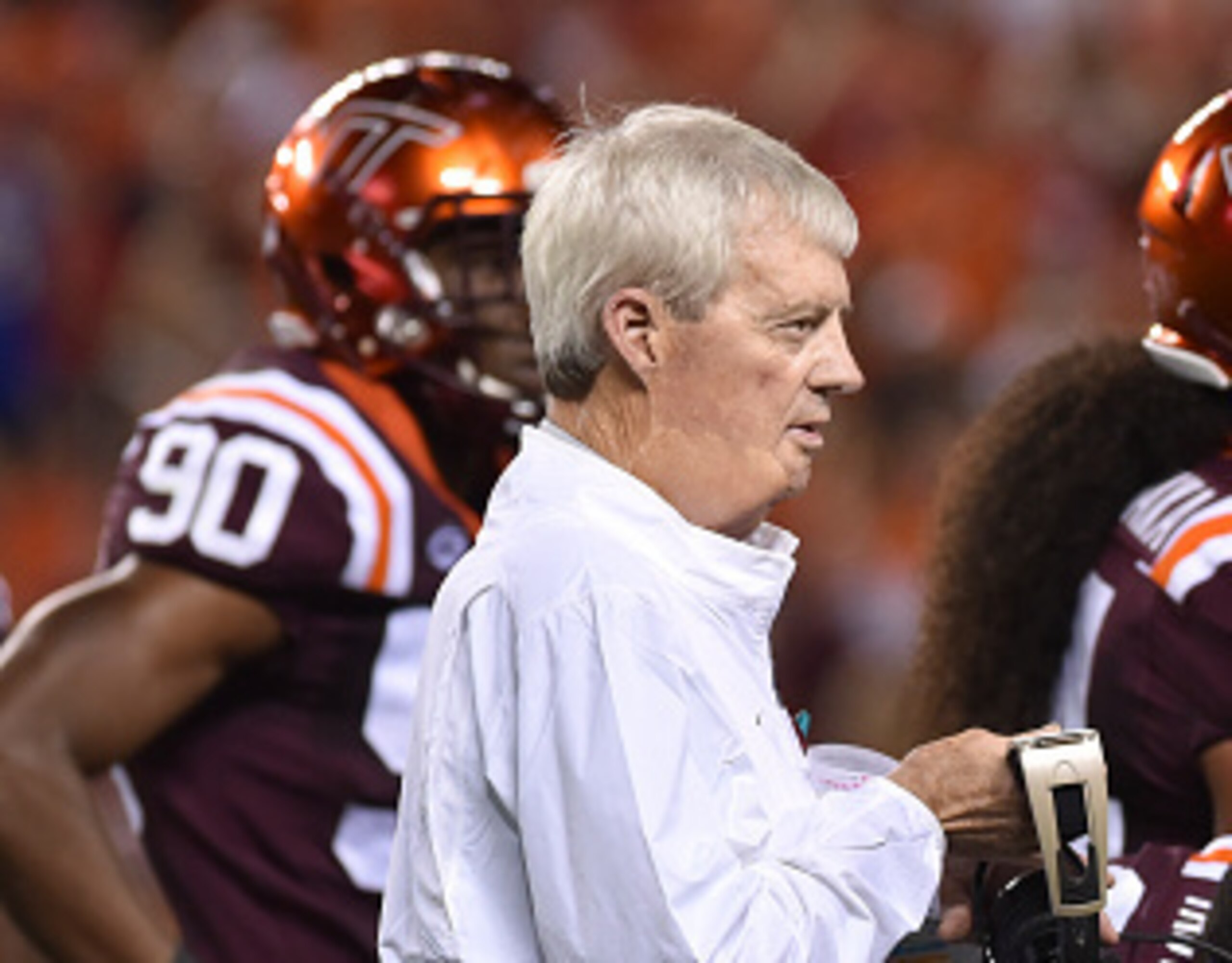 Virginia Tech coach Frank Beamer