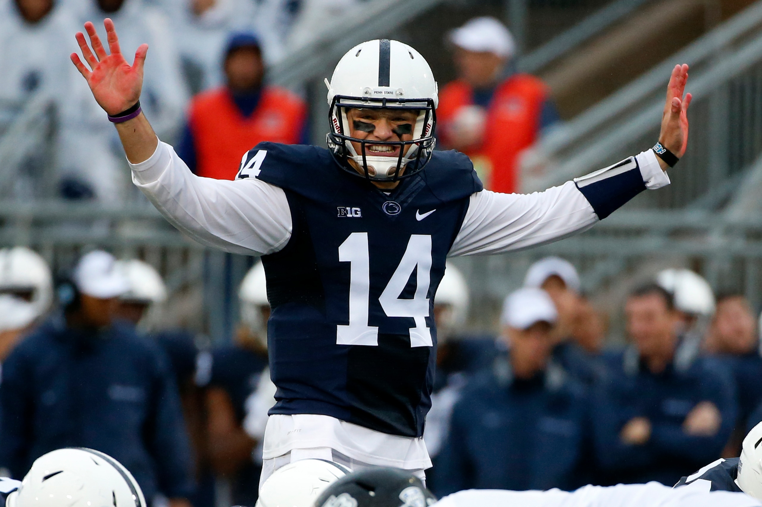 Penn State's offensive line needs to offer better pass protection to Christian Hackenberg. Penn State's offensive line needs to offer better pass protection to Christian Hackenberg.