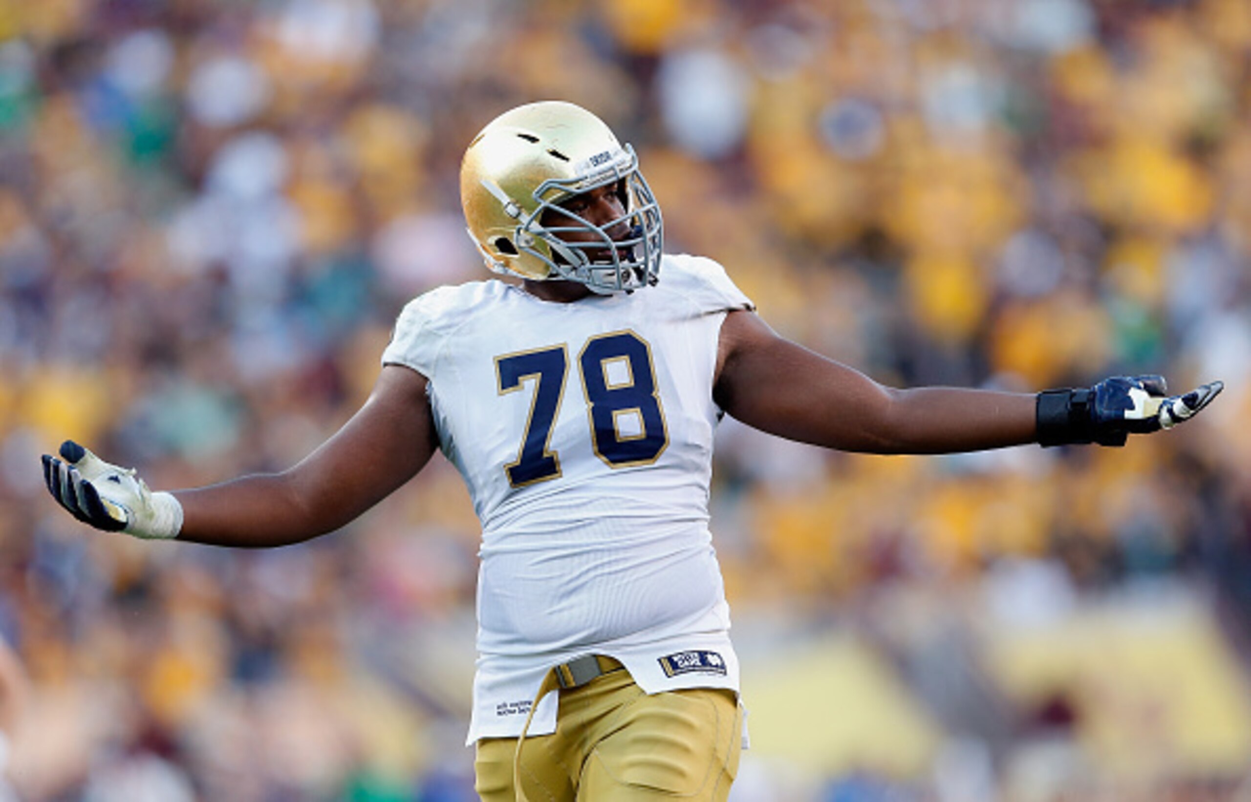 Ronnie Stanley gives Notre Dame's offensive line some much-needed stability. Ronnie Stanley gives Notre Dame's offensive line some much-needed stability.