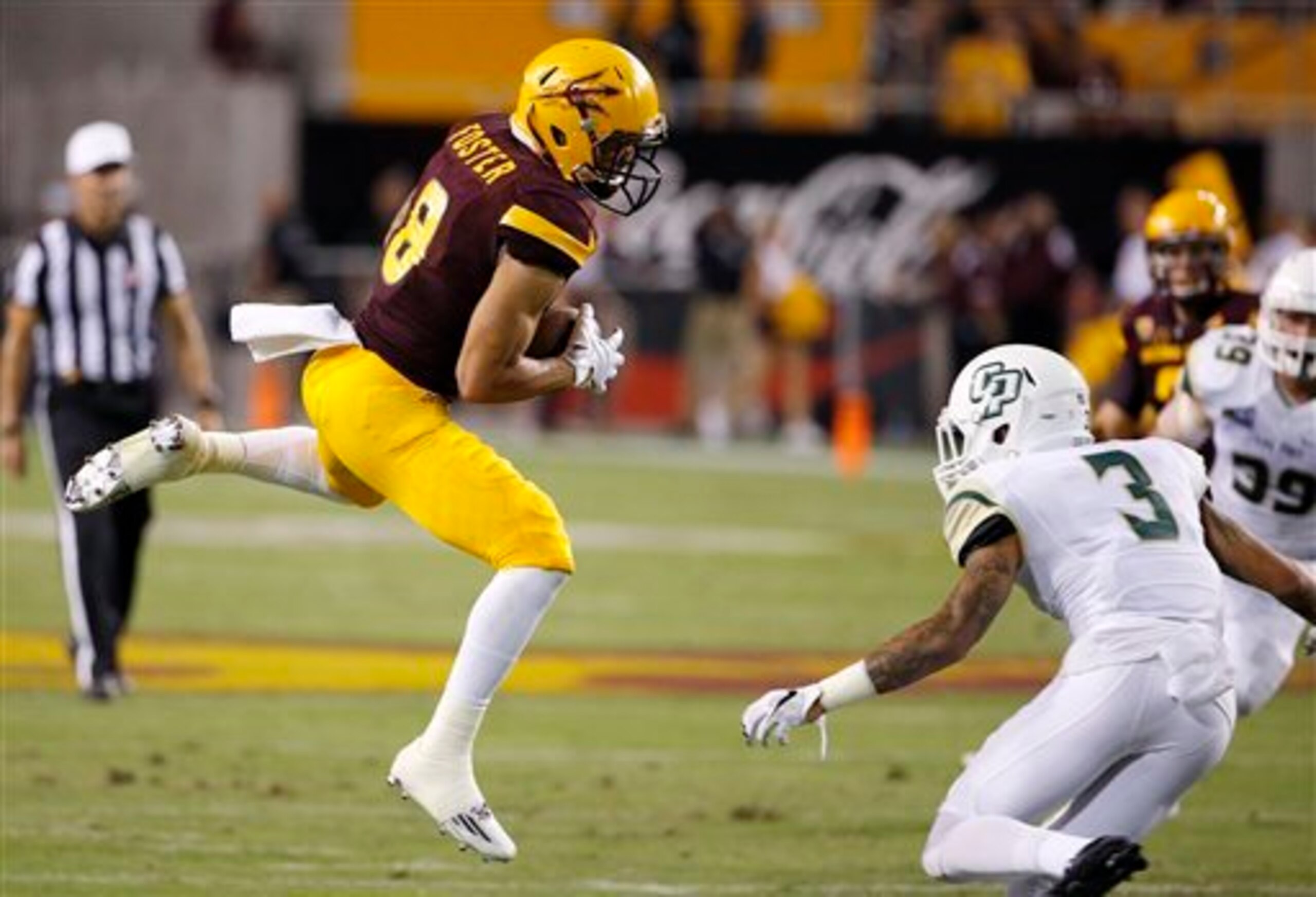 D.J. Foster's move to wide receiver should pay dividends for Arizona State. D.J. Foster's move to wide receiver should pay dividends for Arizona State.