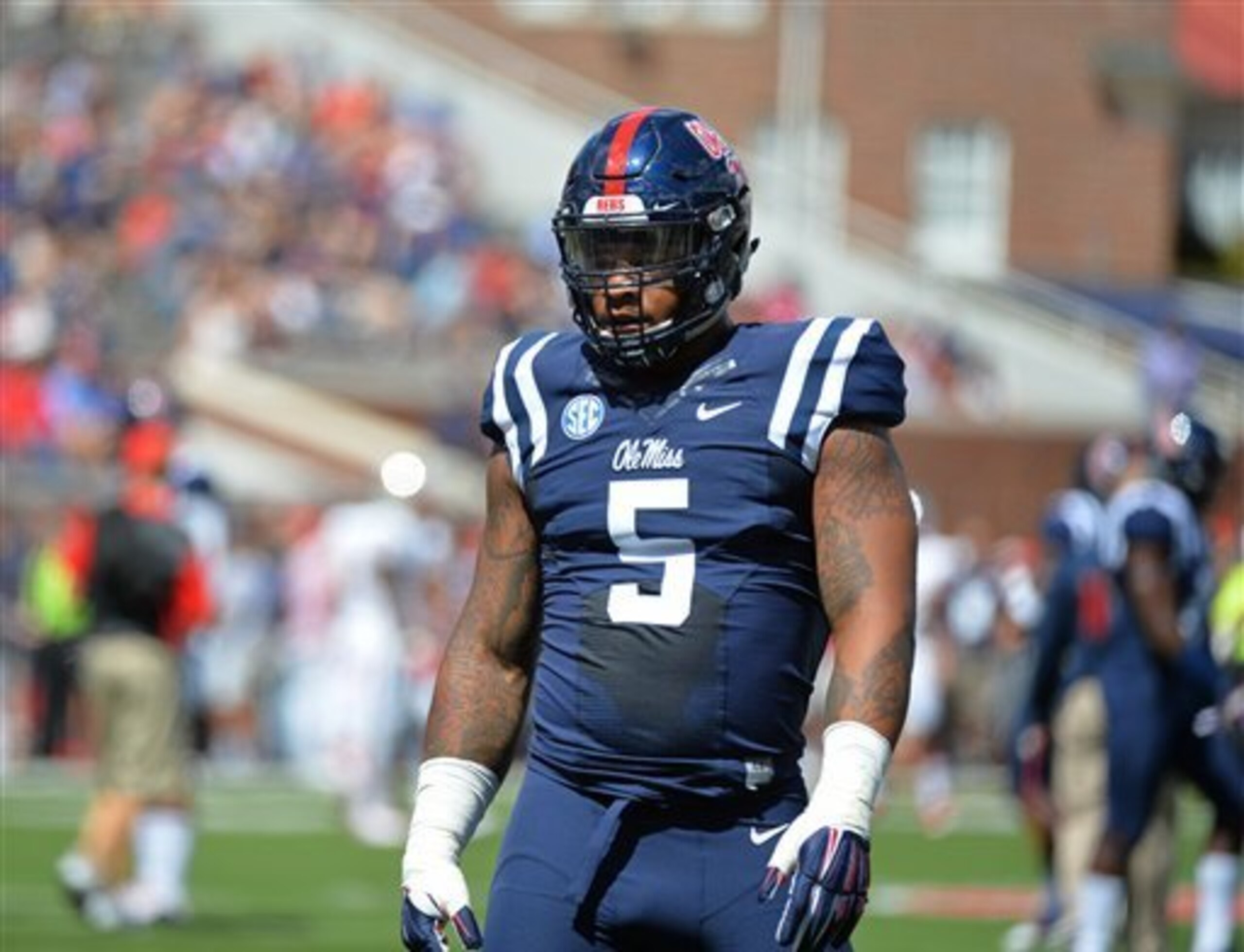 Robert Nkemdiche has become an even more versatile player this season. Robert Nkemdiche has become an even more versatile player this season.