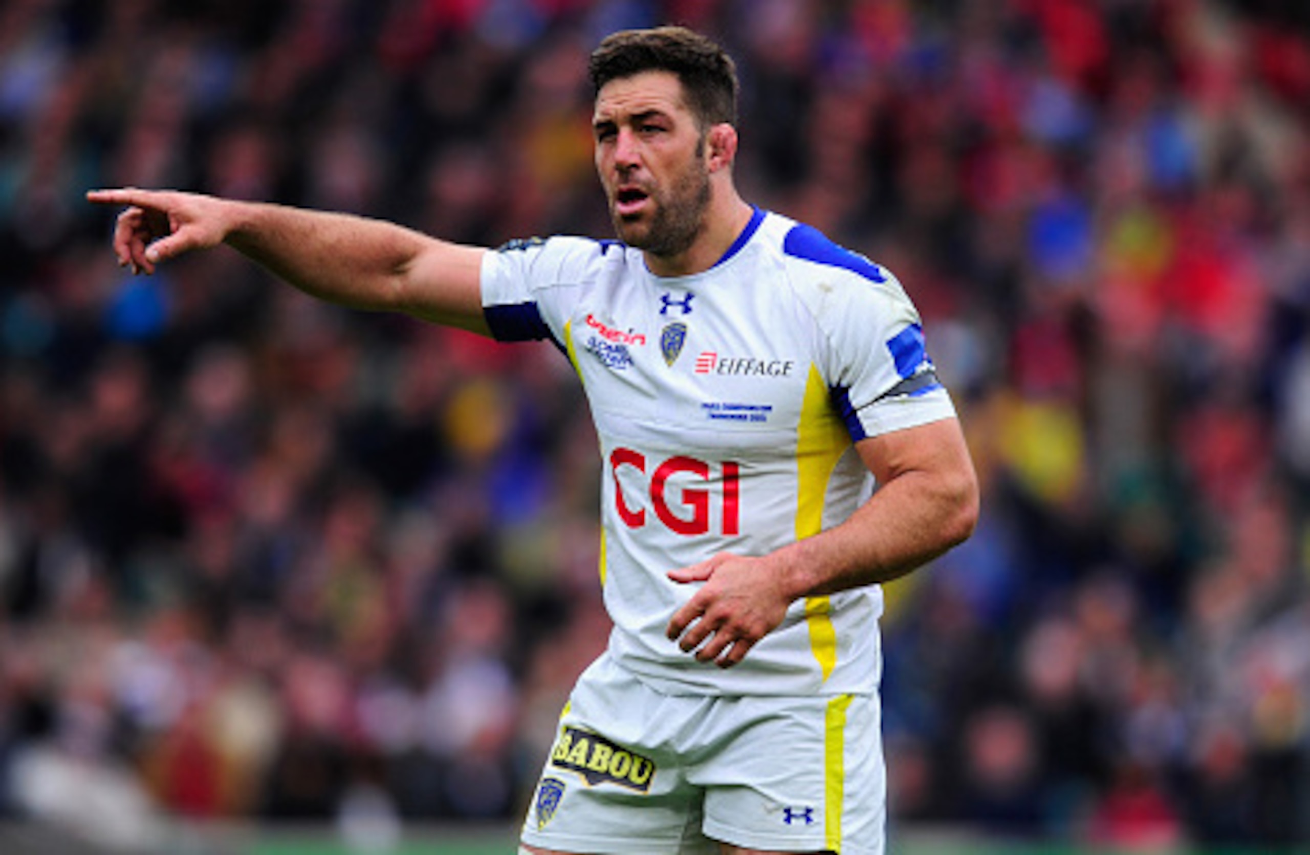 Cudmore playing for Clermont Auvergne in the Champions Cup final.
