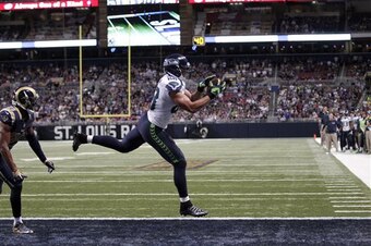 Jimmy Graham found a rhythm with Russell Wilson in the second half. His 7-yard touchdown reception was key in sparking a Seattle comeback that fell just short.