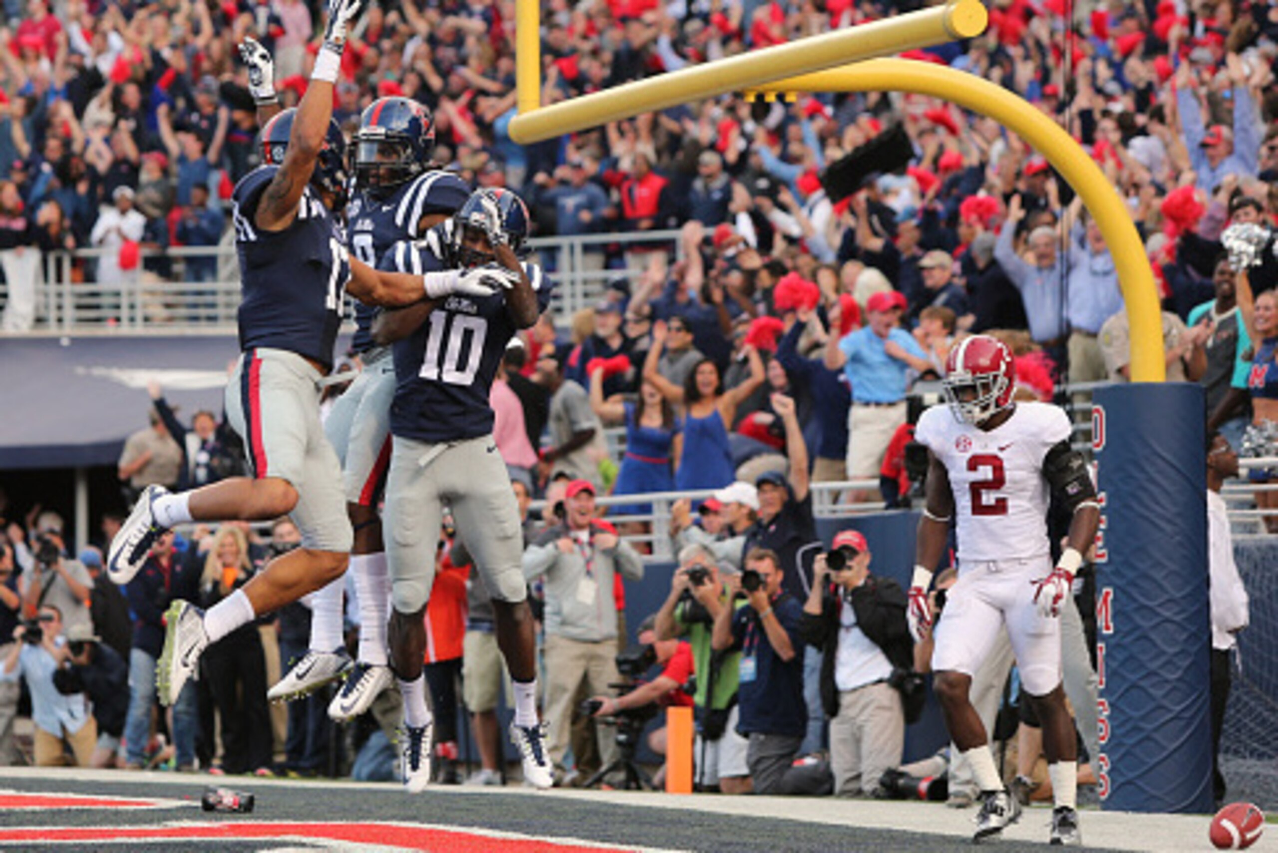 Ole Miss upset Alabama in 2014, but this year's game will be played at Bryant-Denny Stadium on Saturday night.