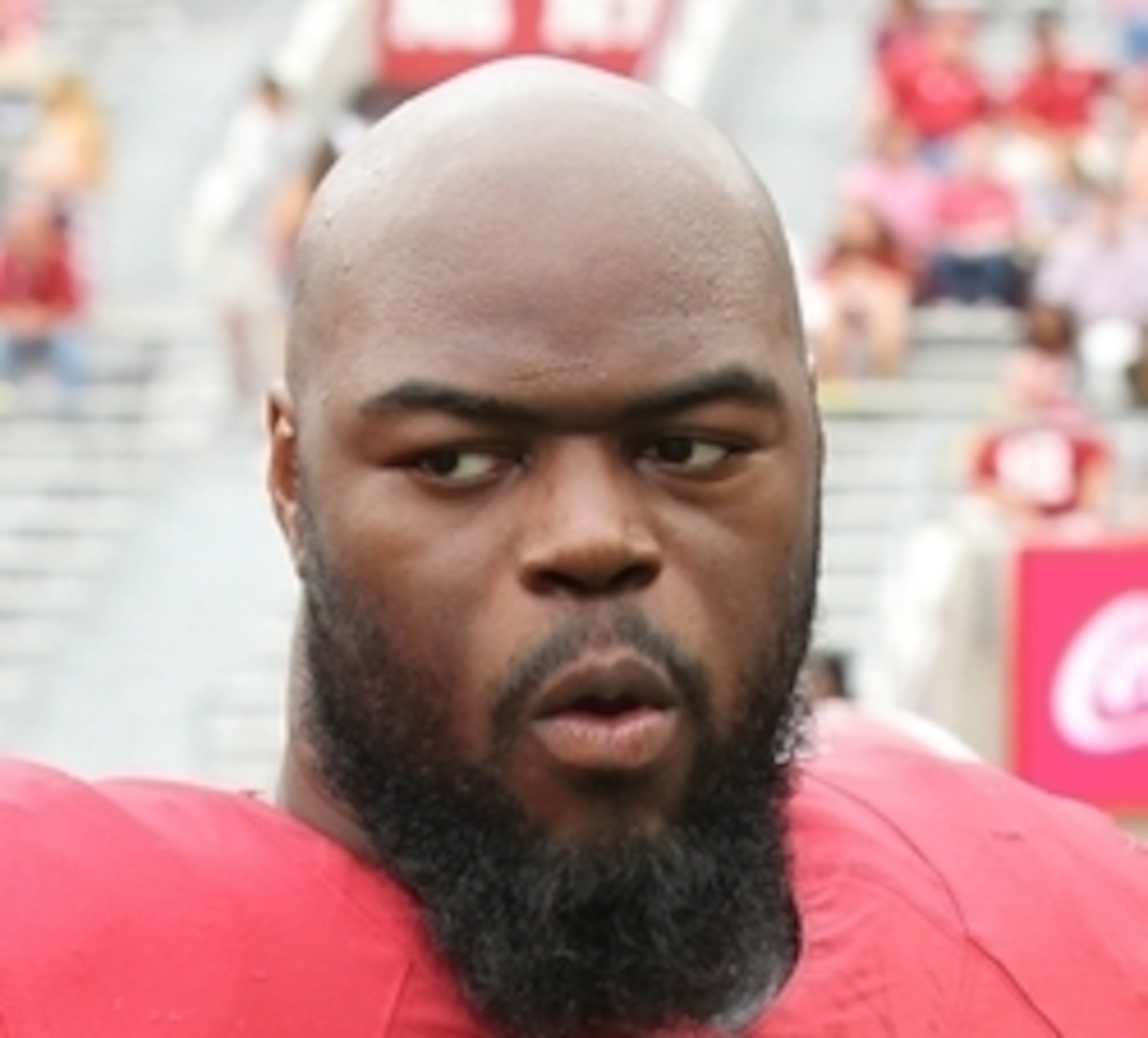 Defensive lineman A'Shawn Robinson is as intimidating as he is good.