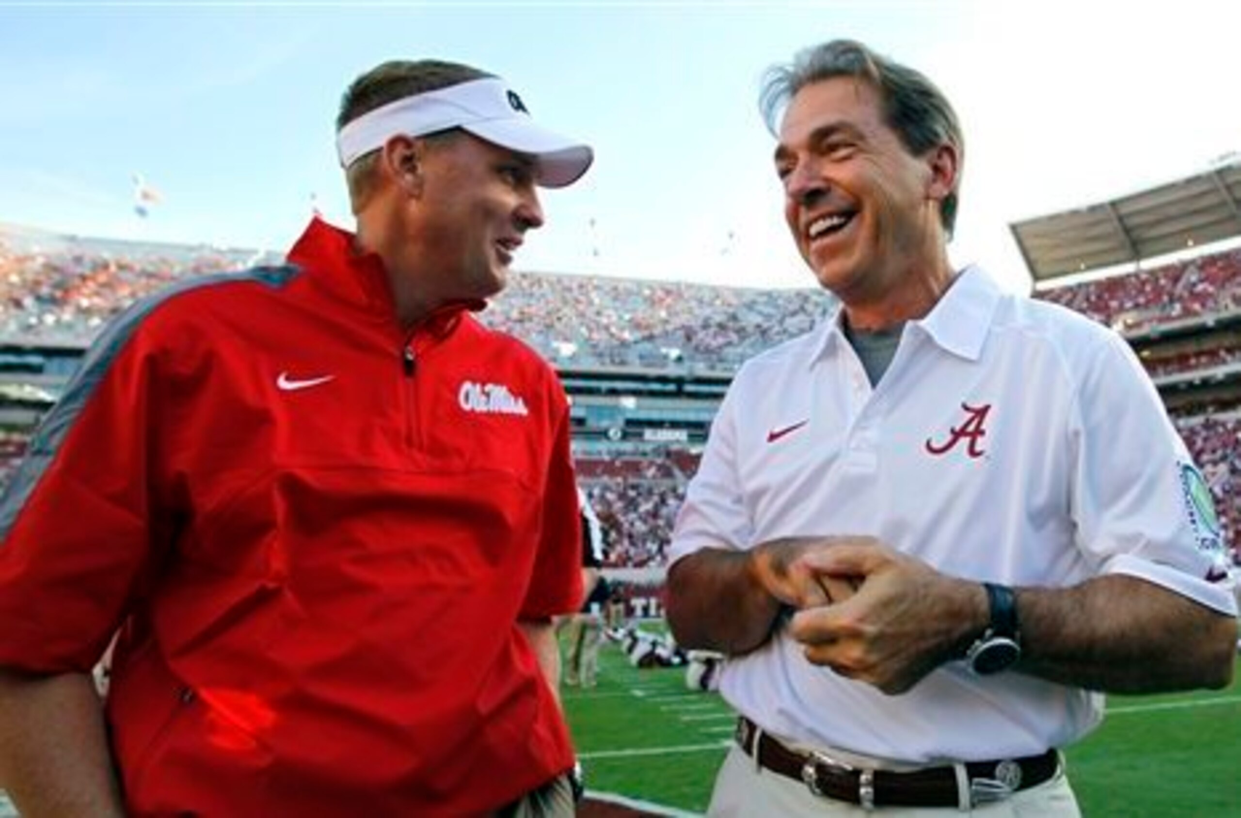 Hugh Freeze vs. Nick Saban has been quite a coaching matchup.